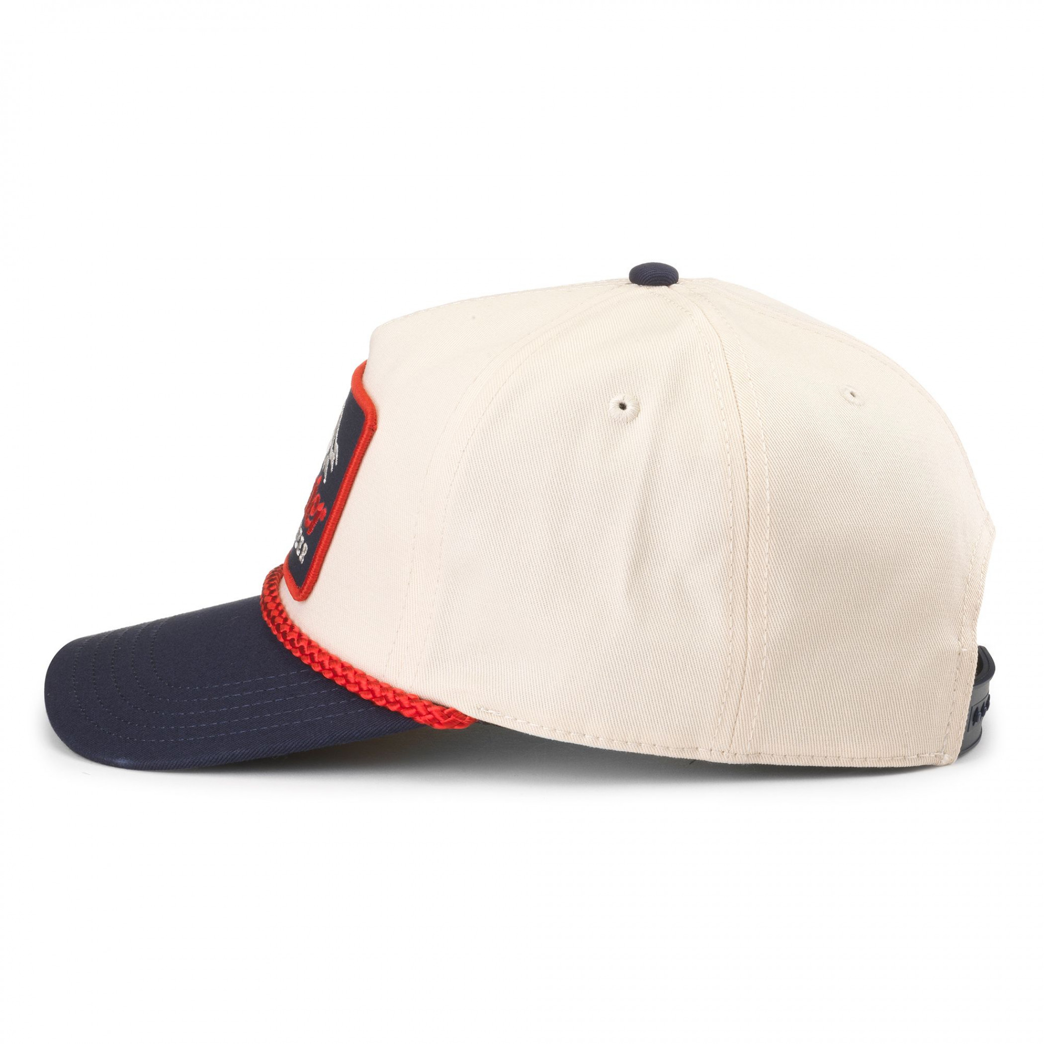 Rainier Beer Patch Adjustable Navy Bill Snapback Hat