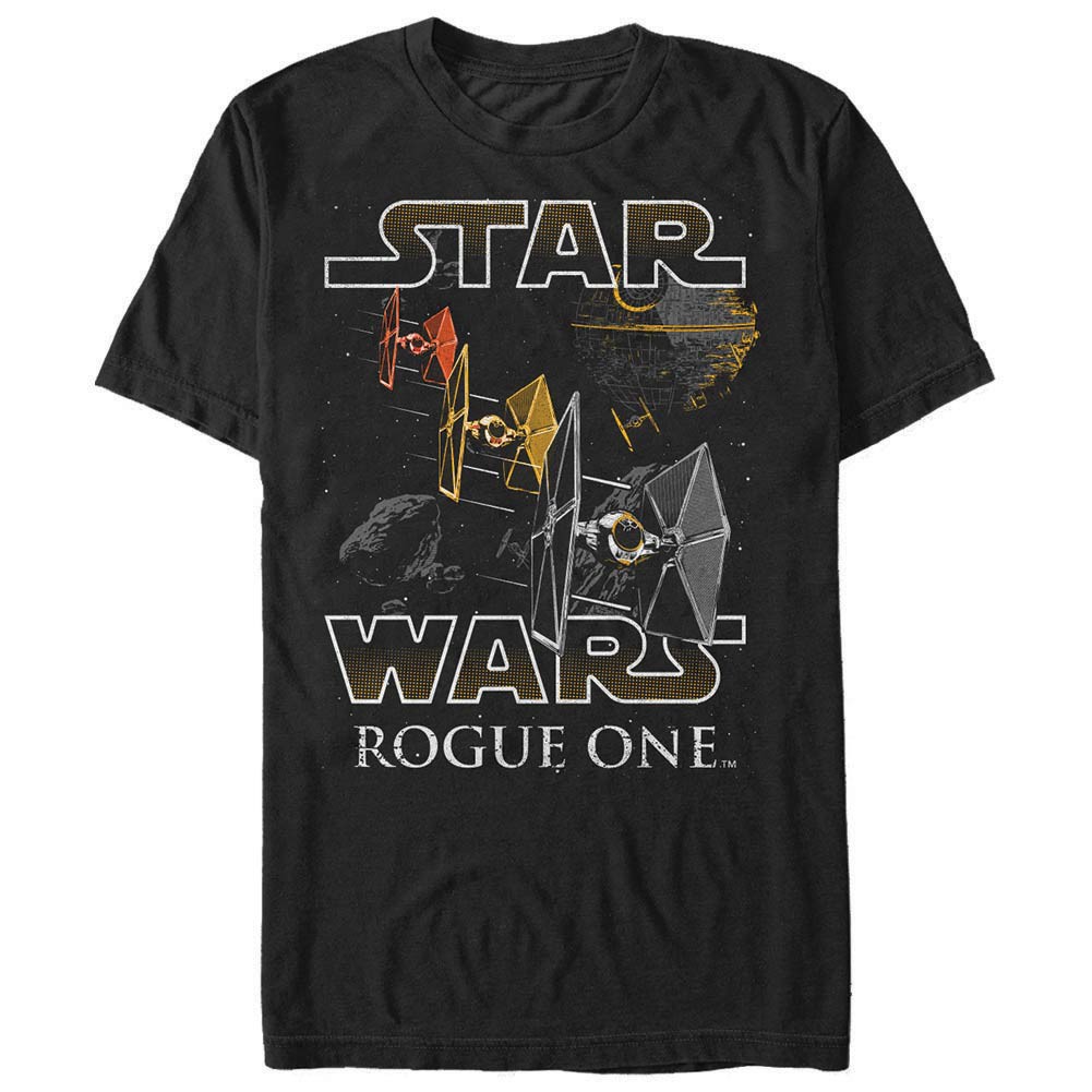 Star Wars Rogue One Space Flight Black T-Shirt, Black
