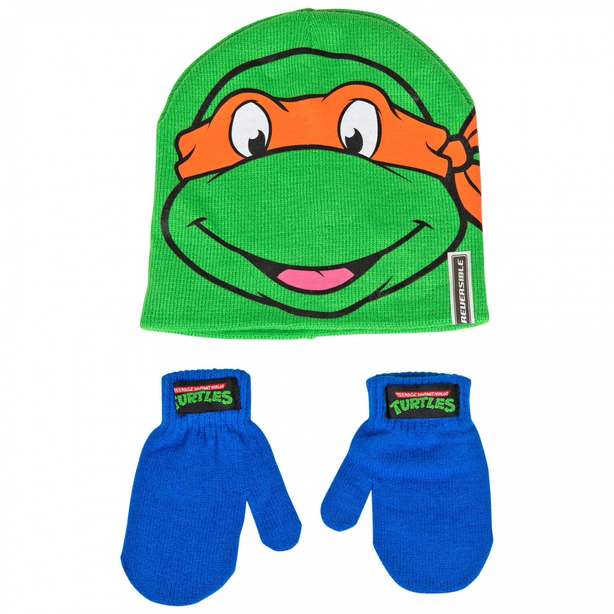 Nickelodeon Teenage Mutant Ninja Turtles Michelangelo Hat & Mitten Set, Multi-Color