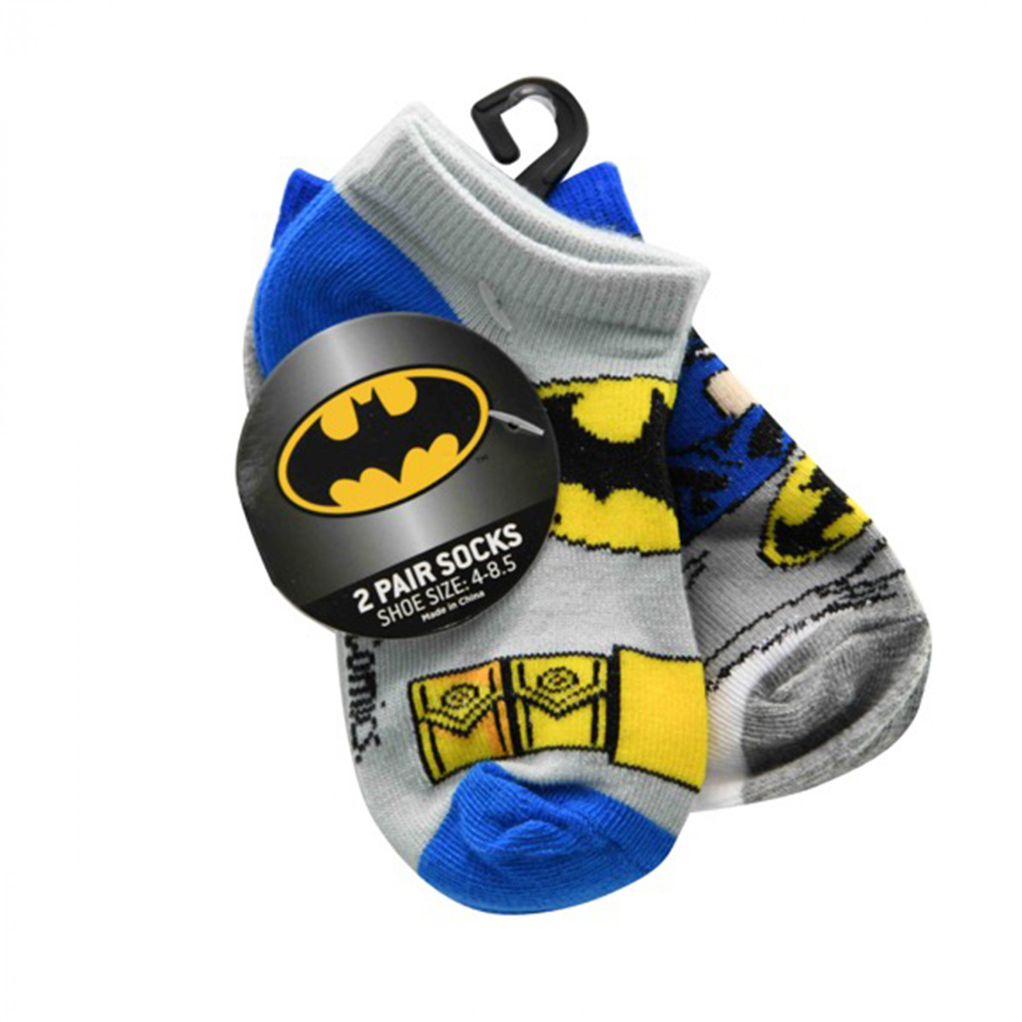Batman Toddlers Socks 2-Pack, Grey