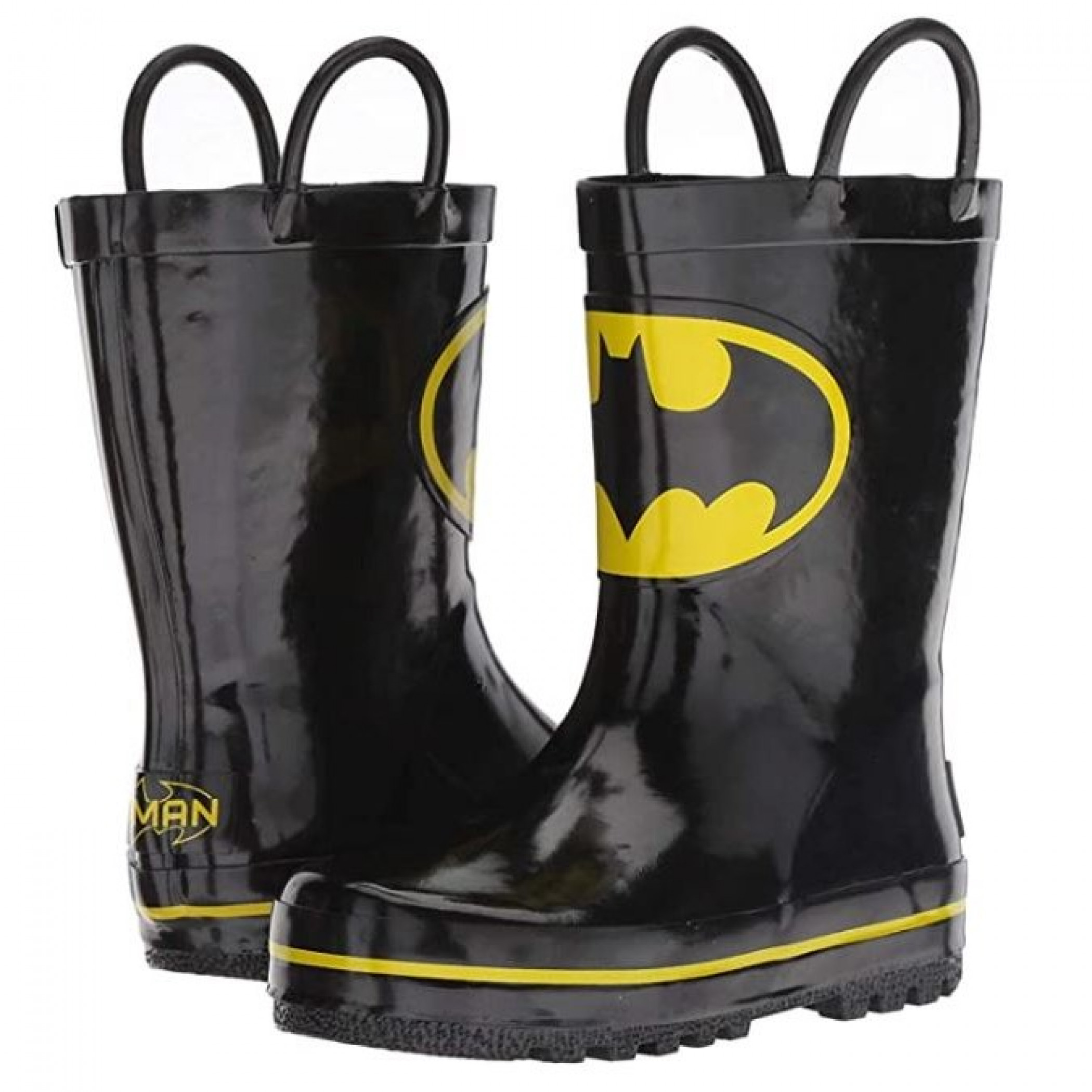DC Comics Batman Toddler Boys' Rain Boots, Black