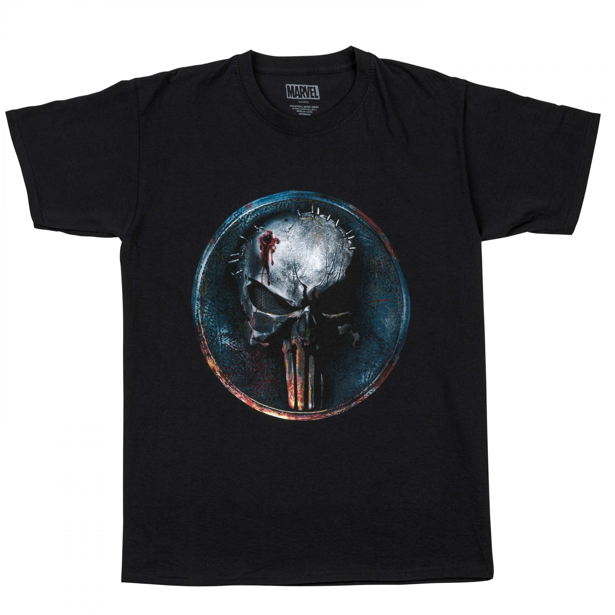 Punisher Gore Skull Logo T-Shirt, Black