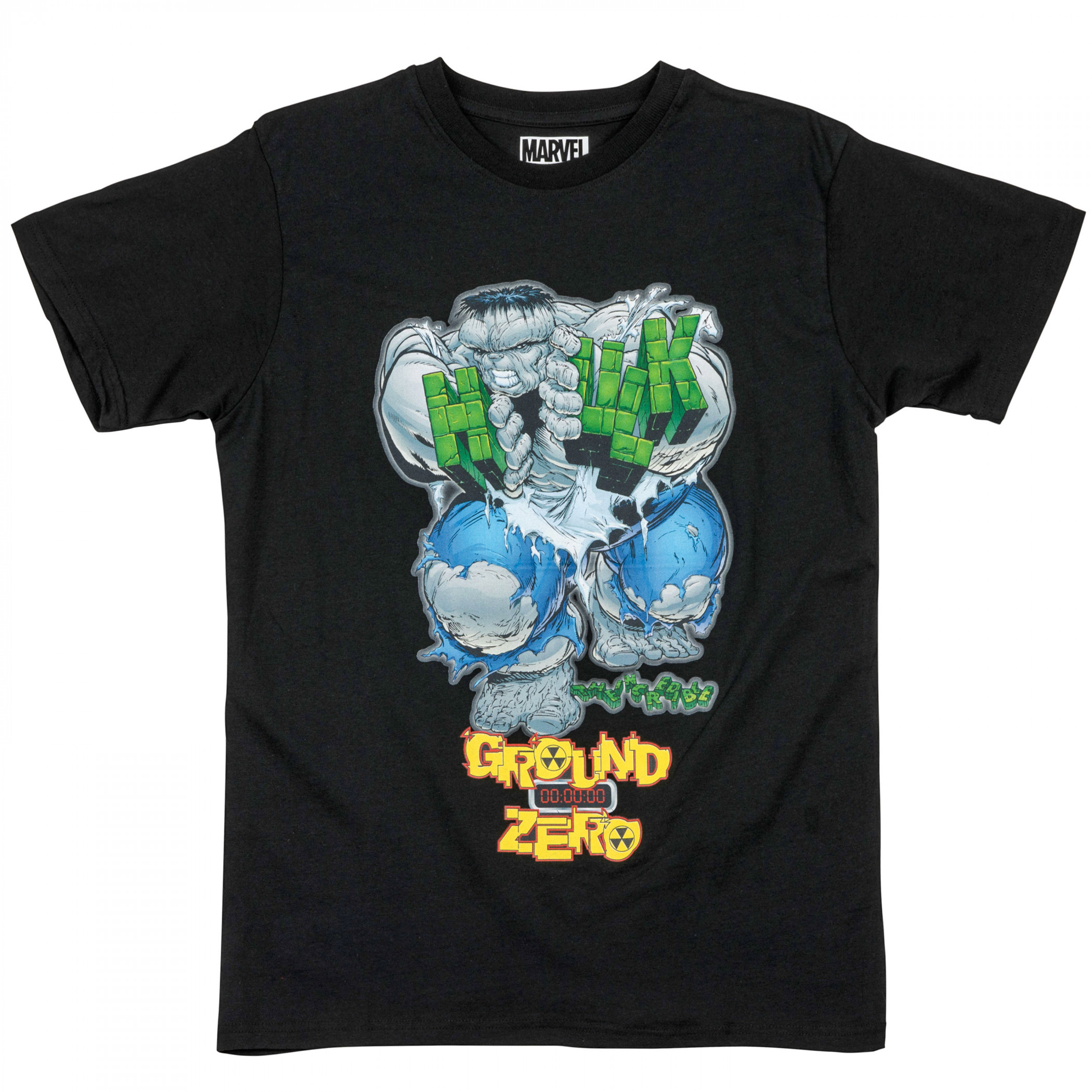 Hulk Ground Zero #1 Art T-Shirt, Black