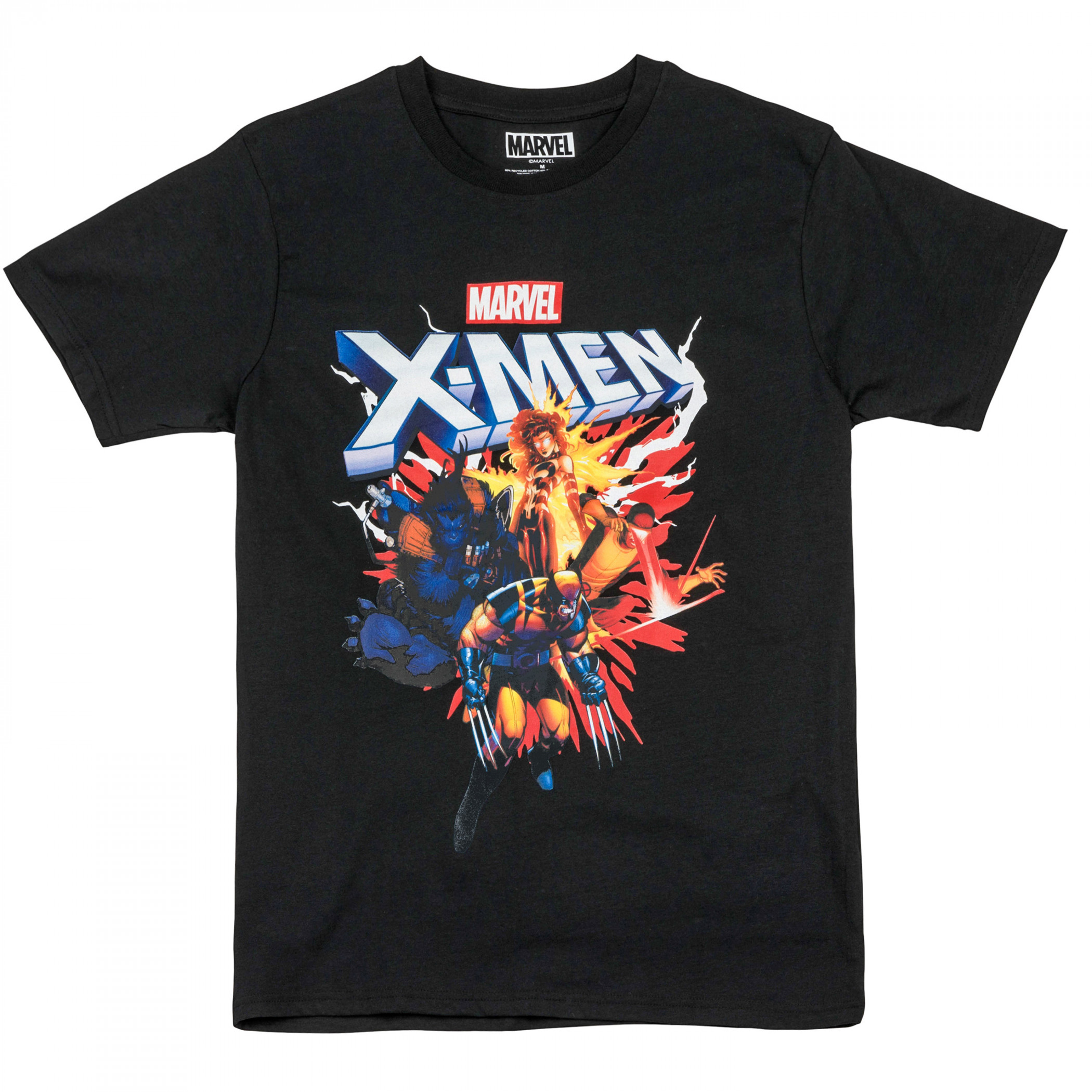 X-Men Super Explosion T-Shirt, Black