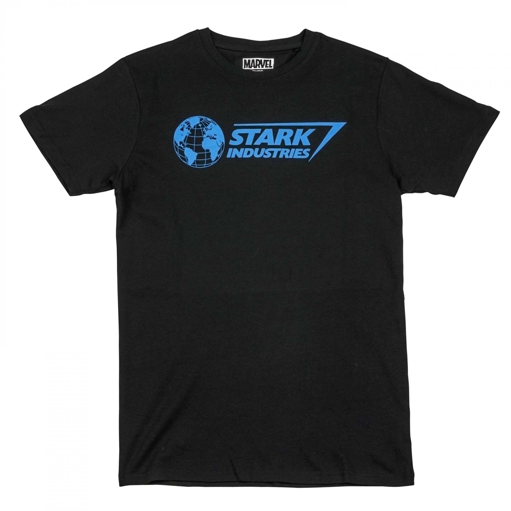 Stark Industries Globe Logo T-Shirt, Black