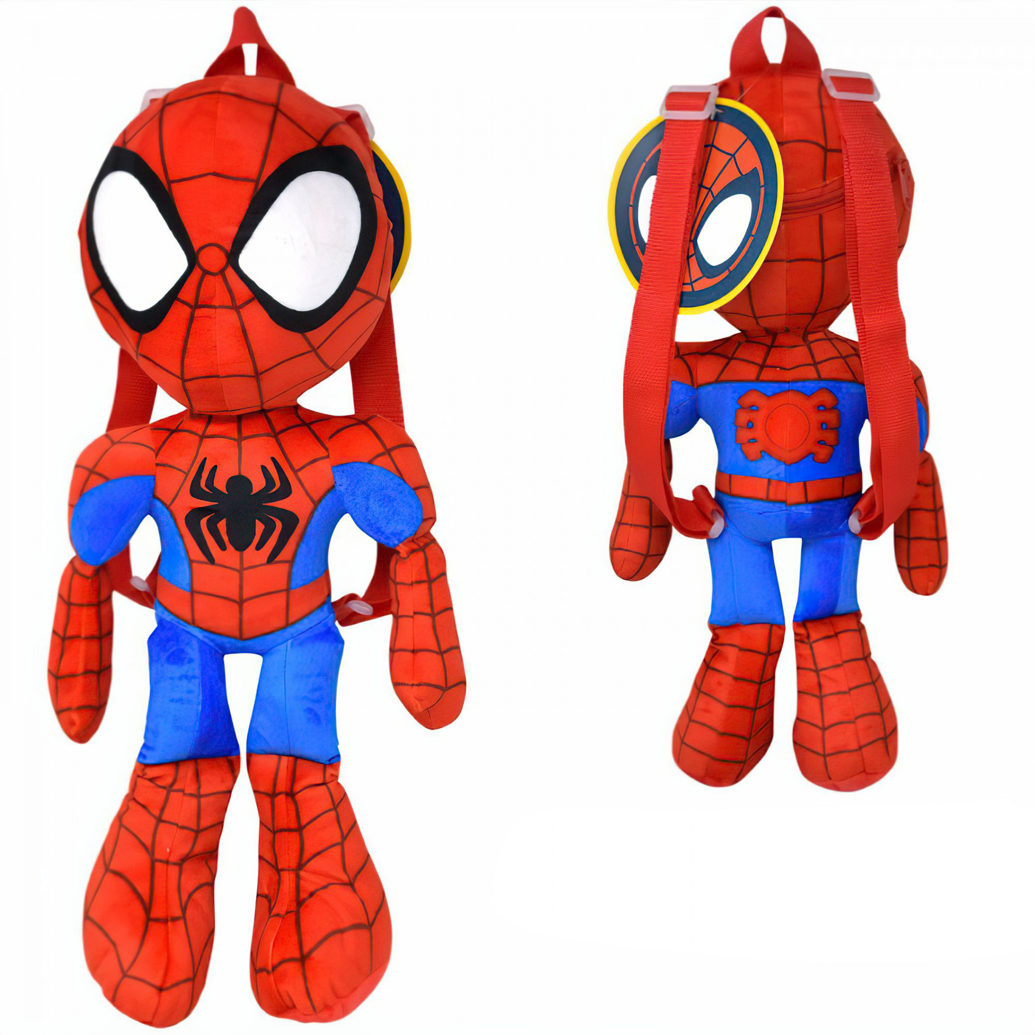 Spidey and His Amazing Friends Spider-Man 18' Plush Backpack, Multi-Color
