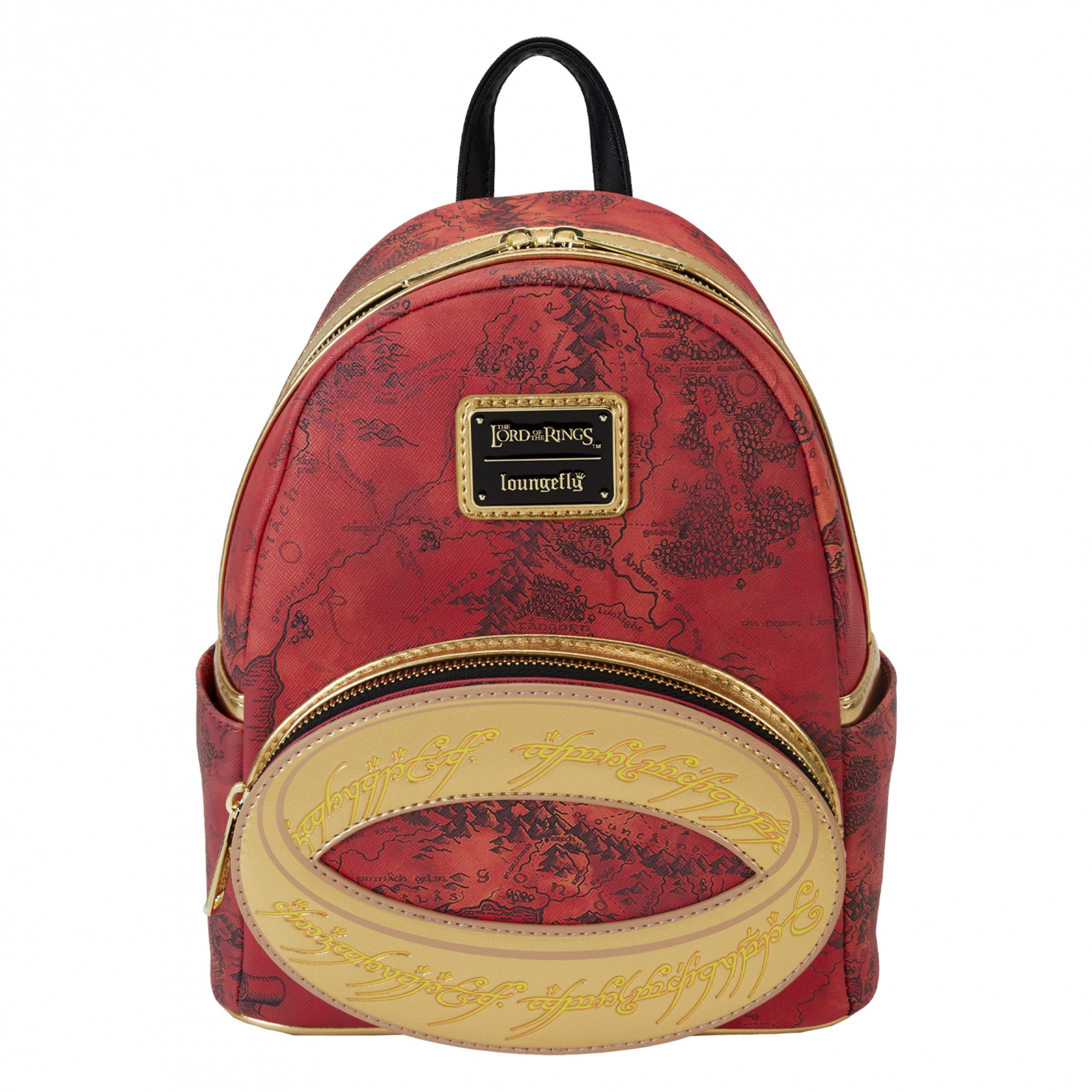 The Lord of The Rings One Ring Mini Backpack By Loungefly, Multi-Color