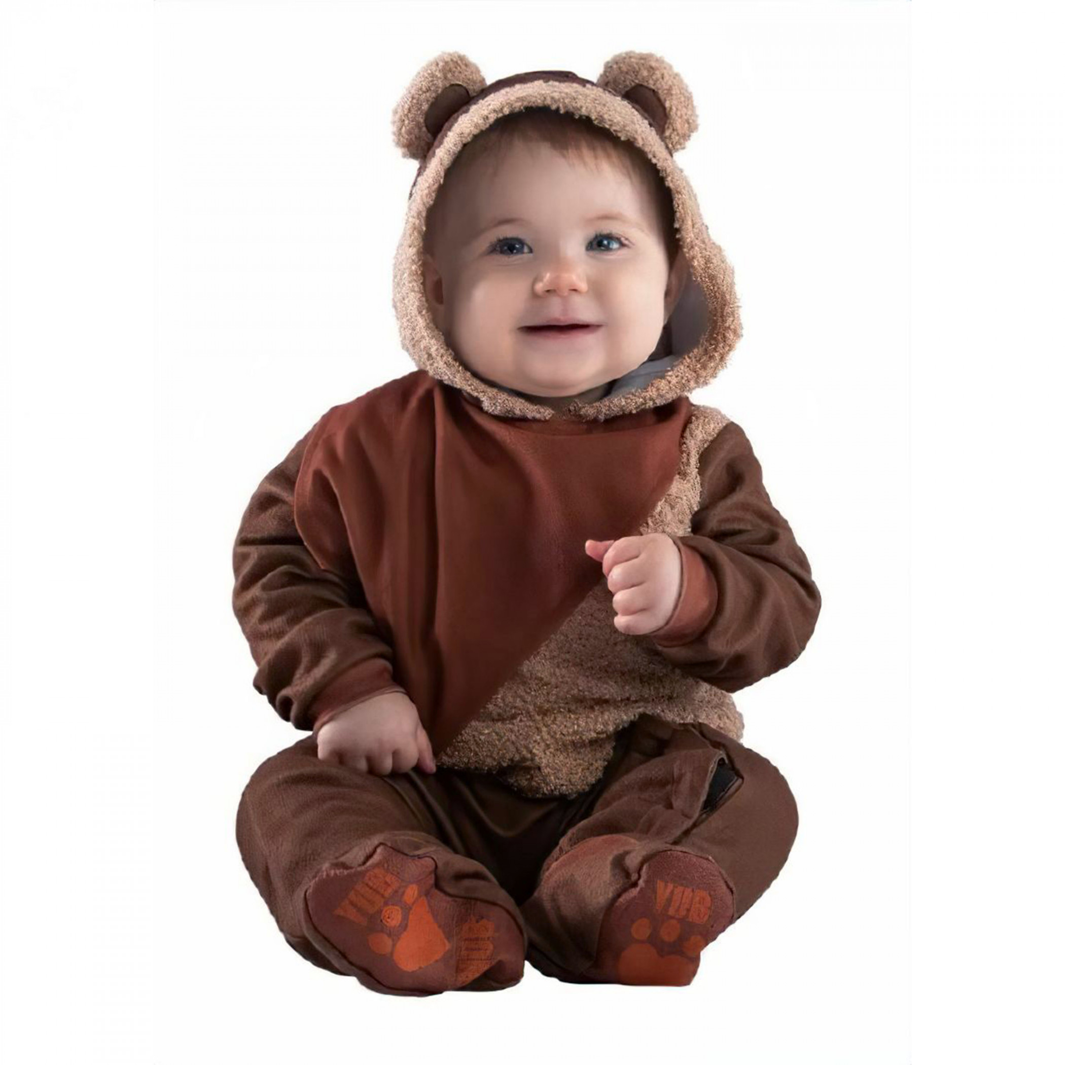 Star Wars Ewok Infant Costume with Non-Slip Booties, Brown