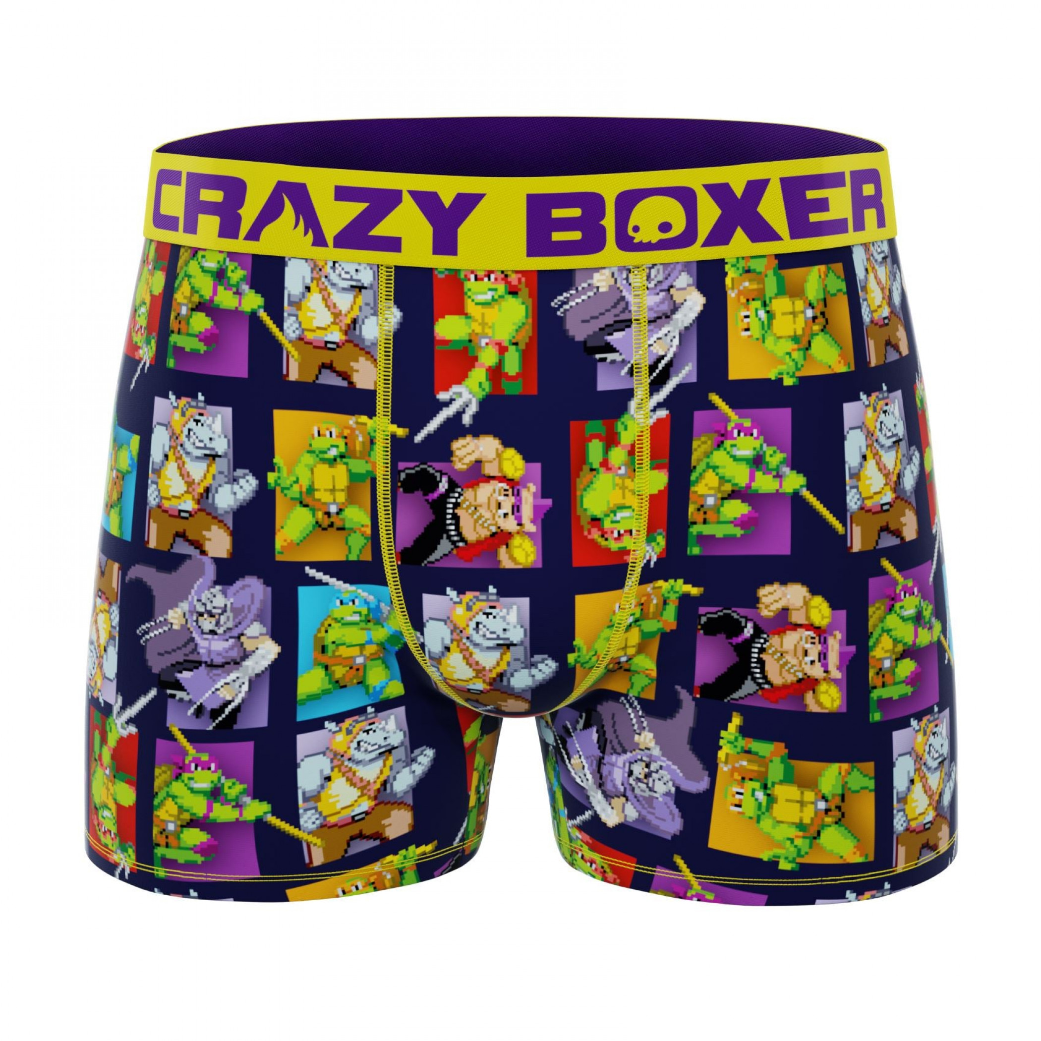 Crazy Boxer Teenage Mutant Ninja Turtles Turtles in Time Men's Boxer Briefs, Multi-Color