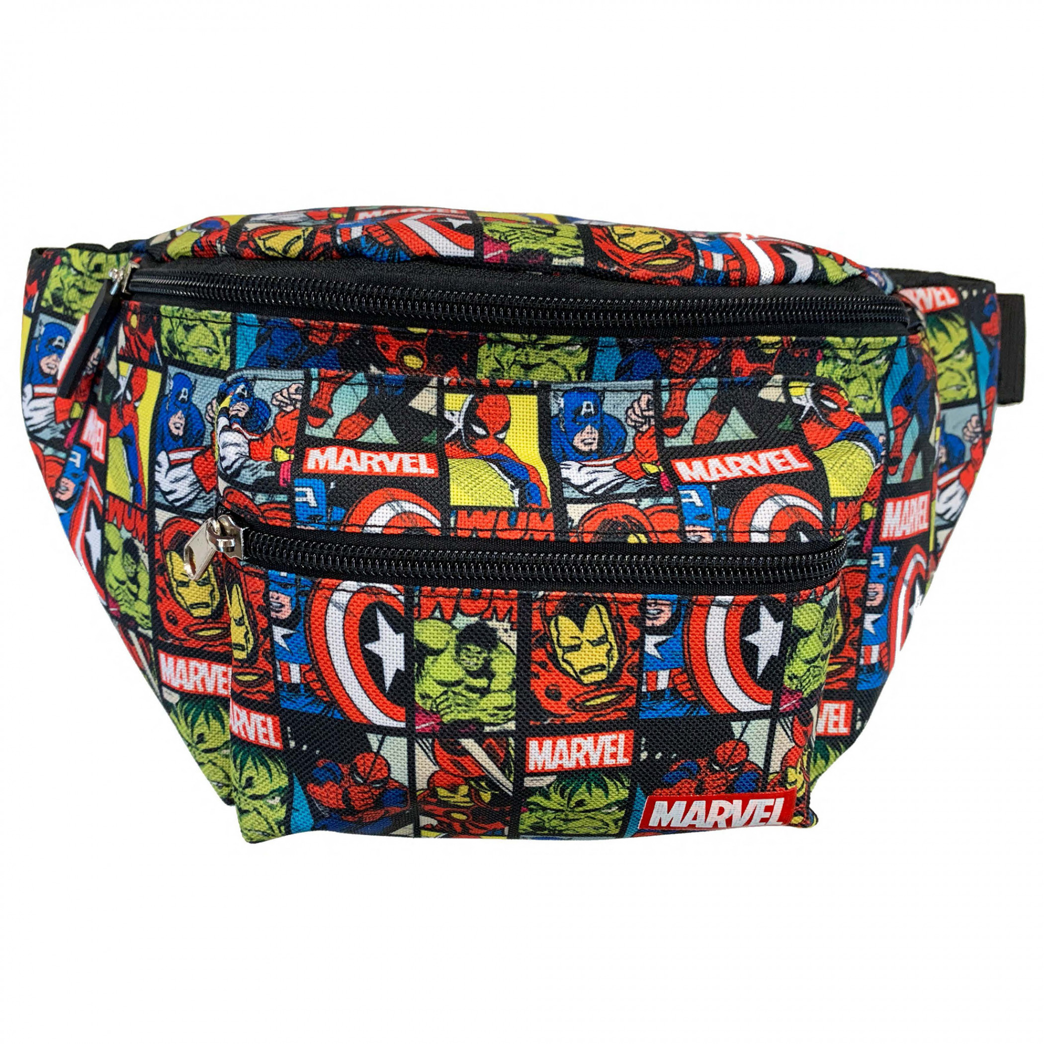 Marvel Avengers Classic Character Panels Waist Pack, Multi-Color