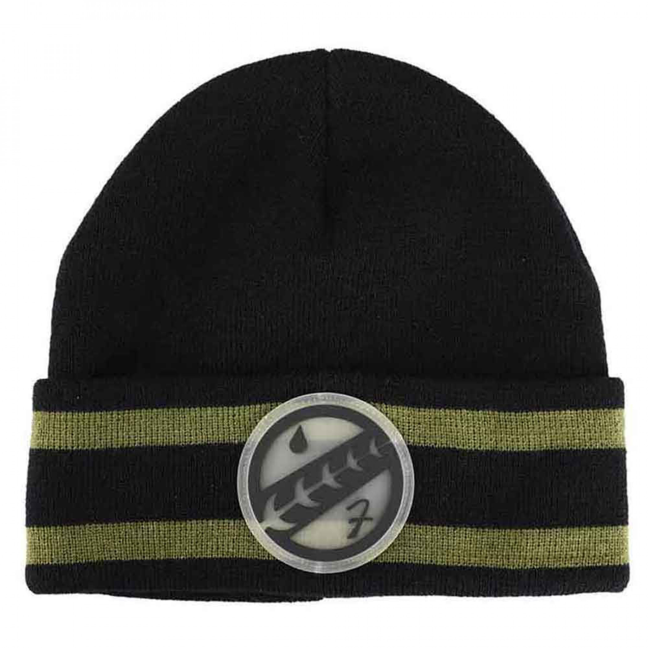 Star Wars Boba Fett Rubber Patch Knit Beanie, Black
