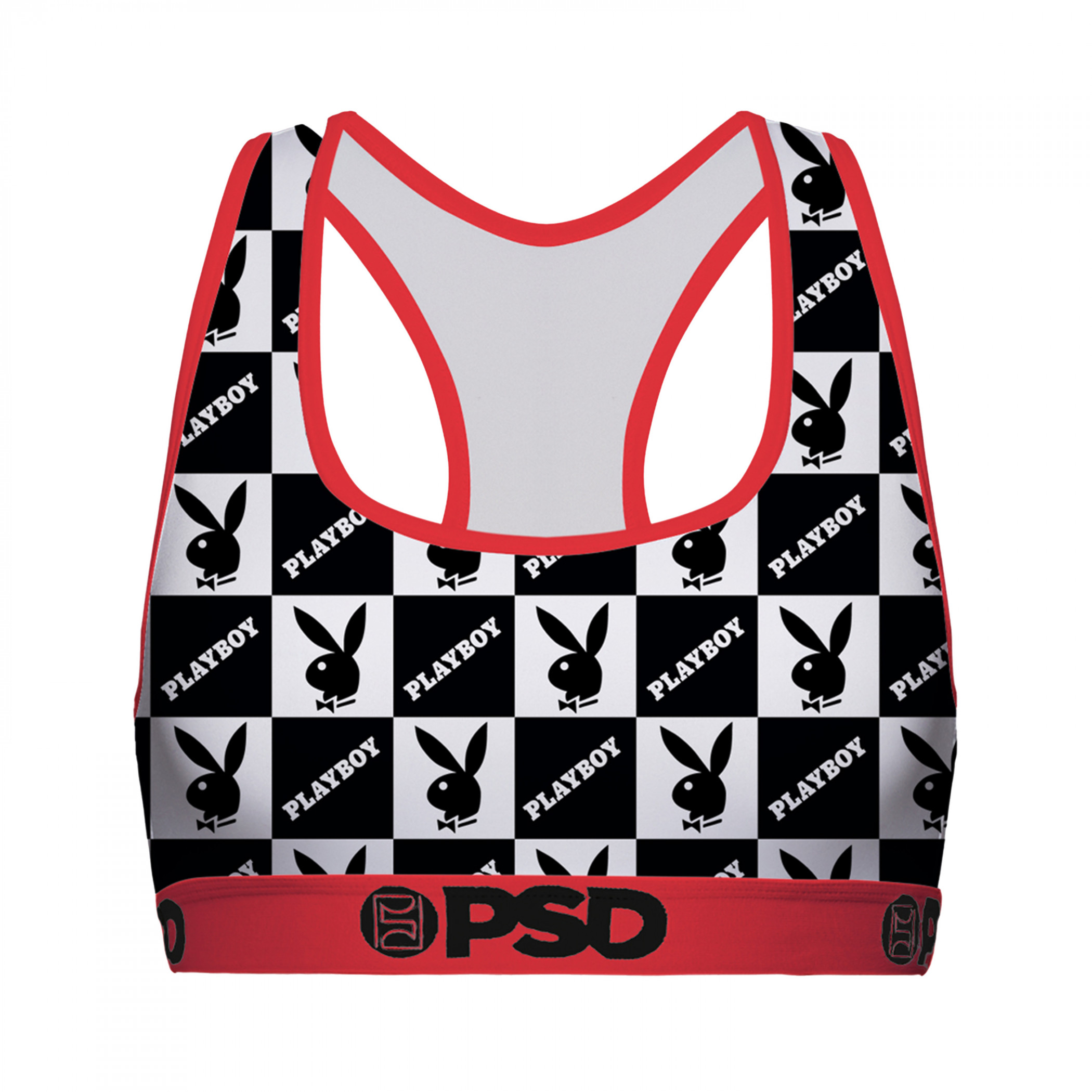 Playboy Checkers PSD Sports Bra