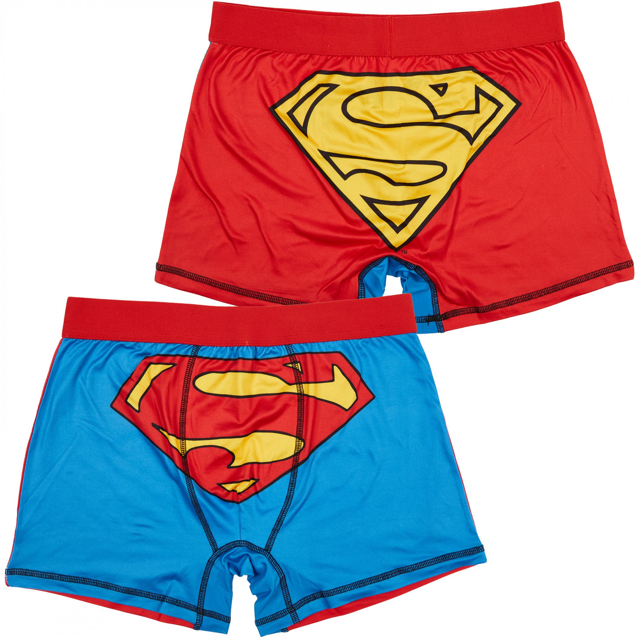 Superman Logo Character Armor Cosplay Men's Underwear Boxer Briefs, Multi-Color