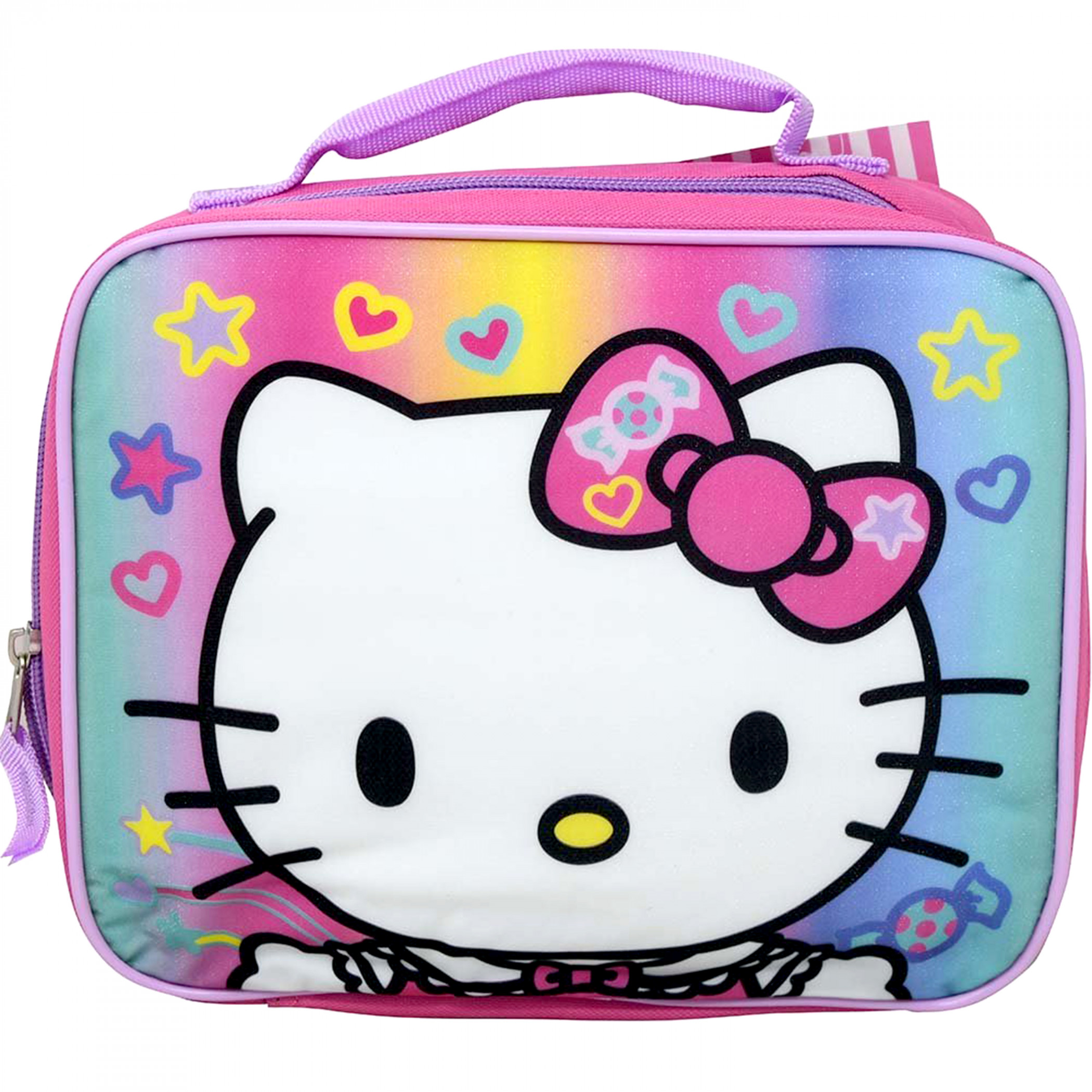 Hello Kitty Hearts and Stars Lunch Box, Multi-Color