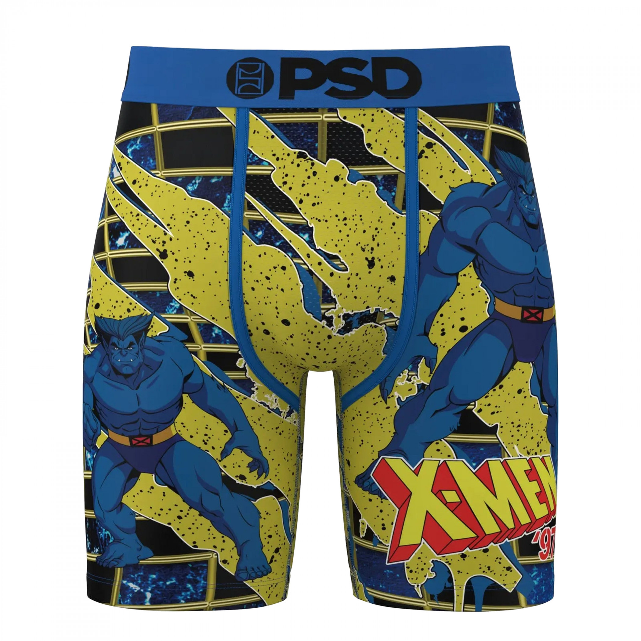 Beast X-Men Blue Instinct PSD Boxer Briefs, Multi-Color