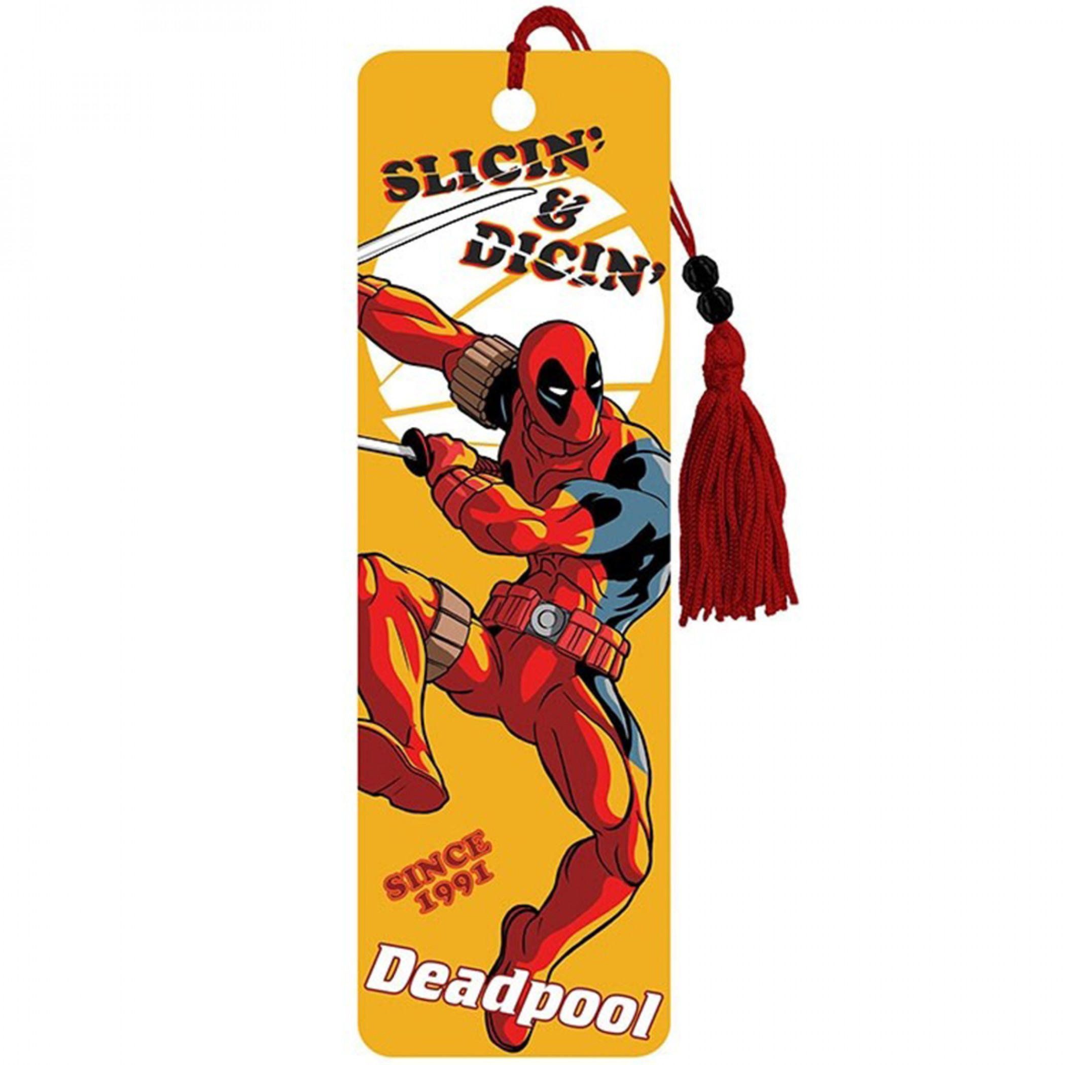 Deadpool Slicin' & Dicin' 30th Anniversary Premier Bookmark, Black