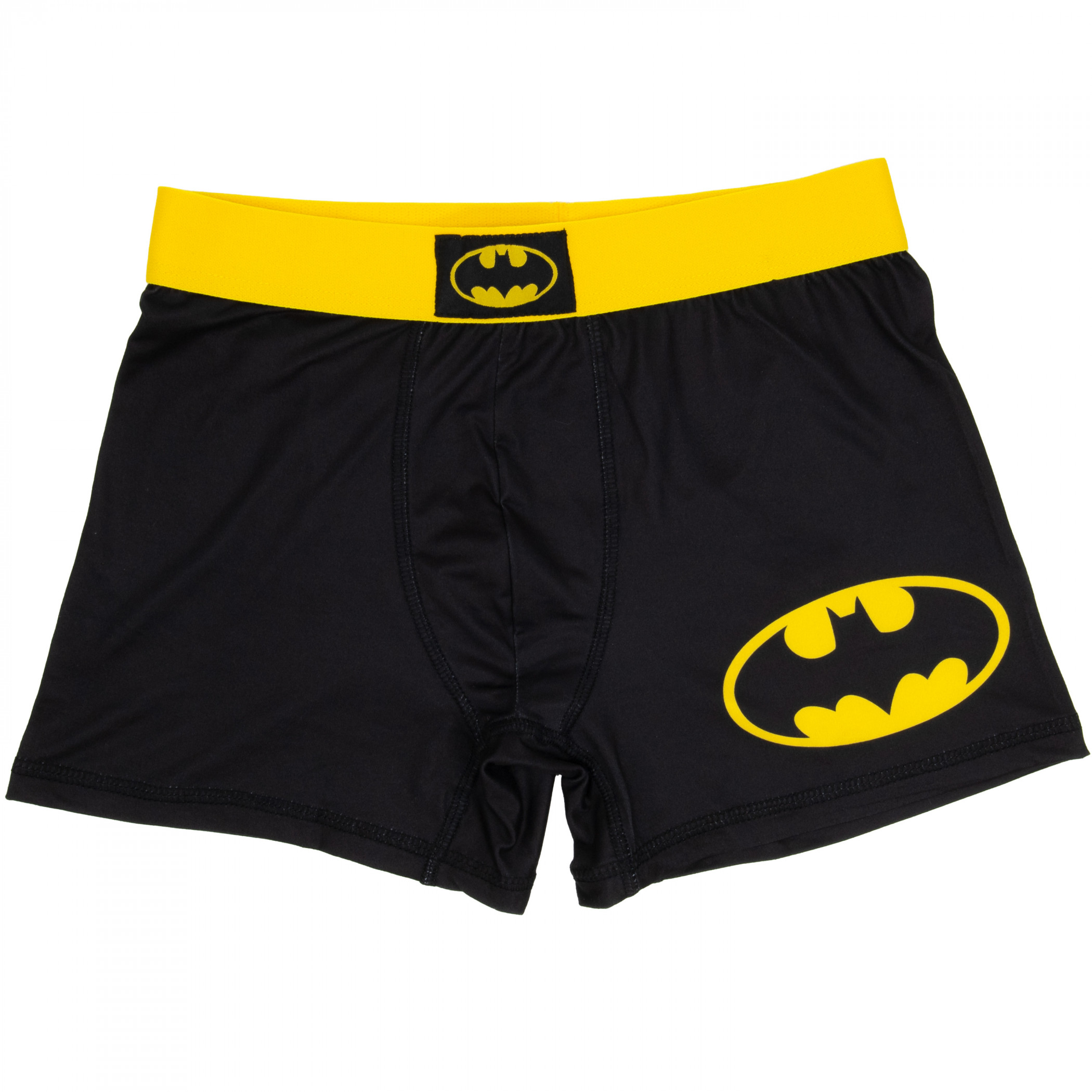 Batman Classic Men's Underwear Boxer Briefs, Black