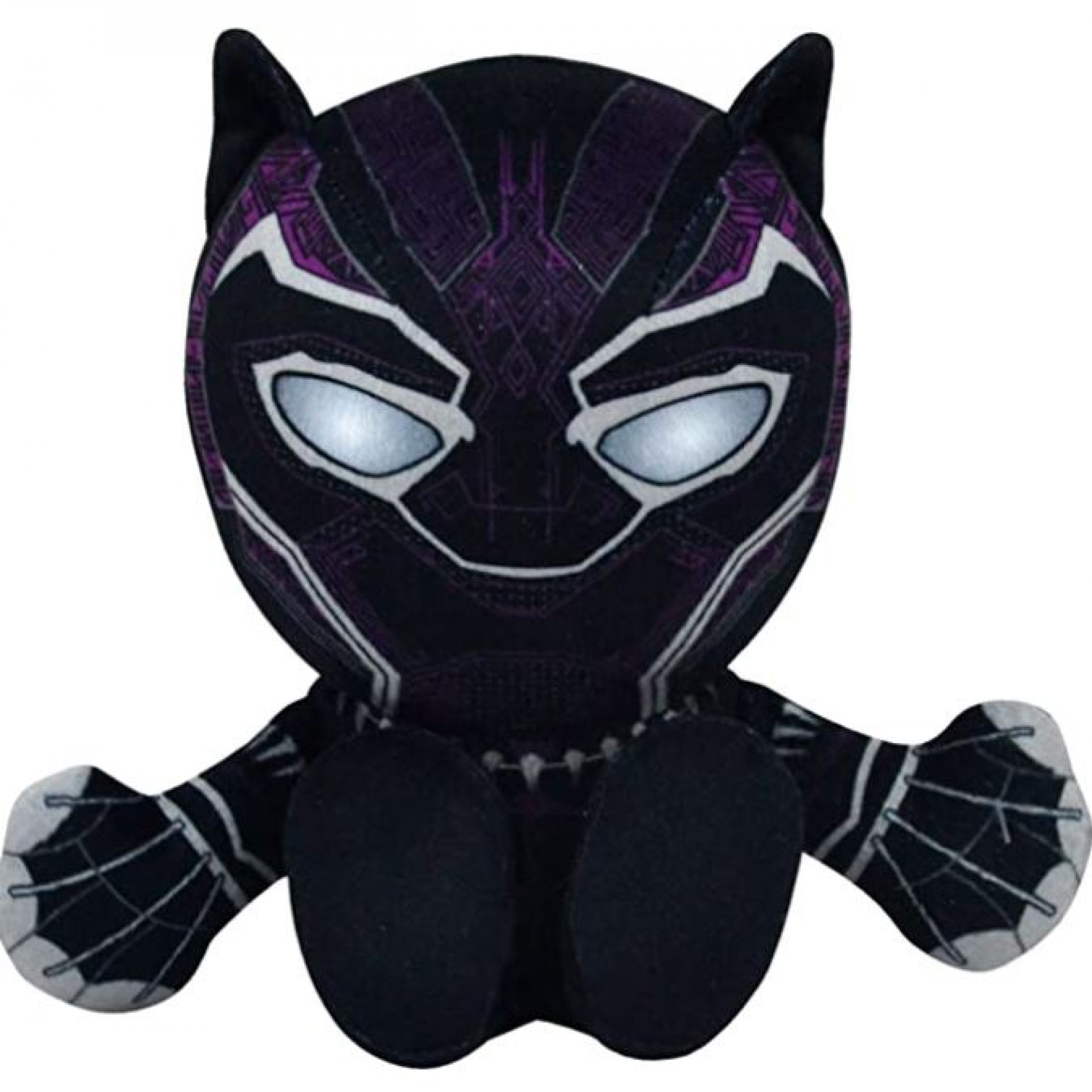Marvel Black Panther 8 Inch Kuricha Sitting Plush Doll, Multi-Color