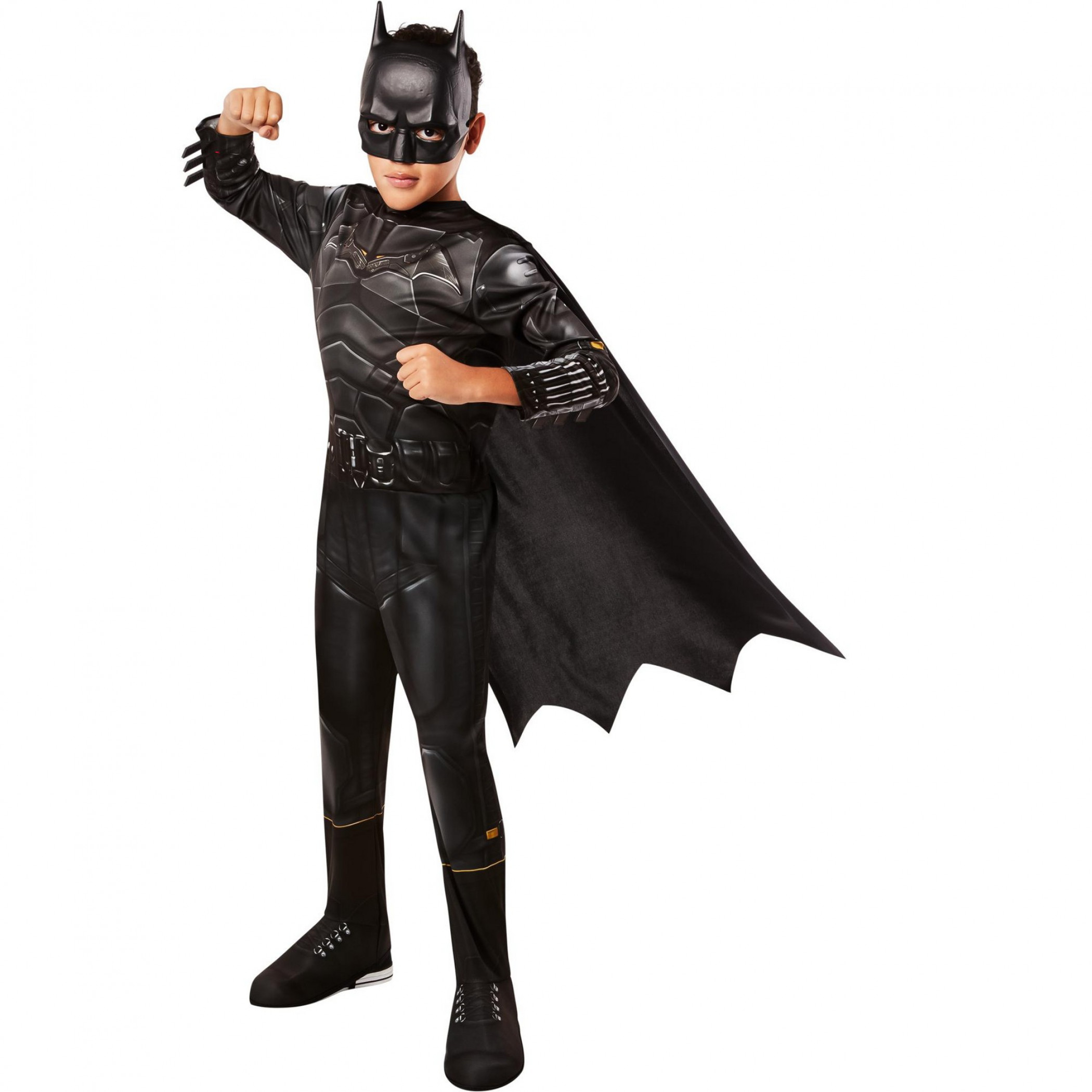 The Batman Movie Complete Youth Costume with Cape, Black