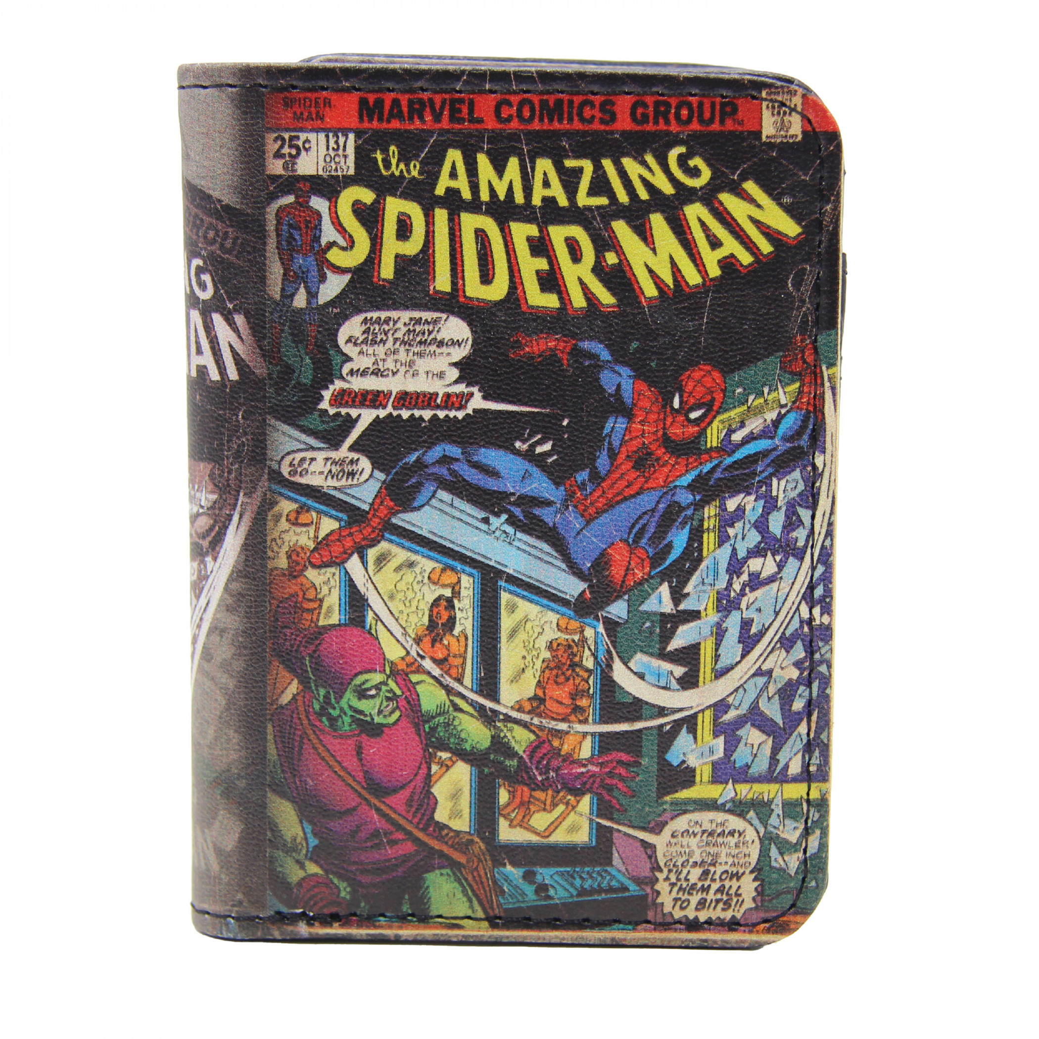 The Amazing Spider-Man  #137 Vallet Tri-Fold Wallet, Multi-Color