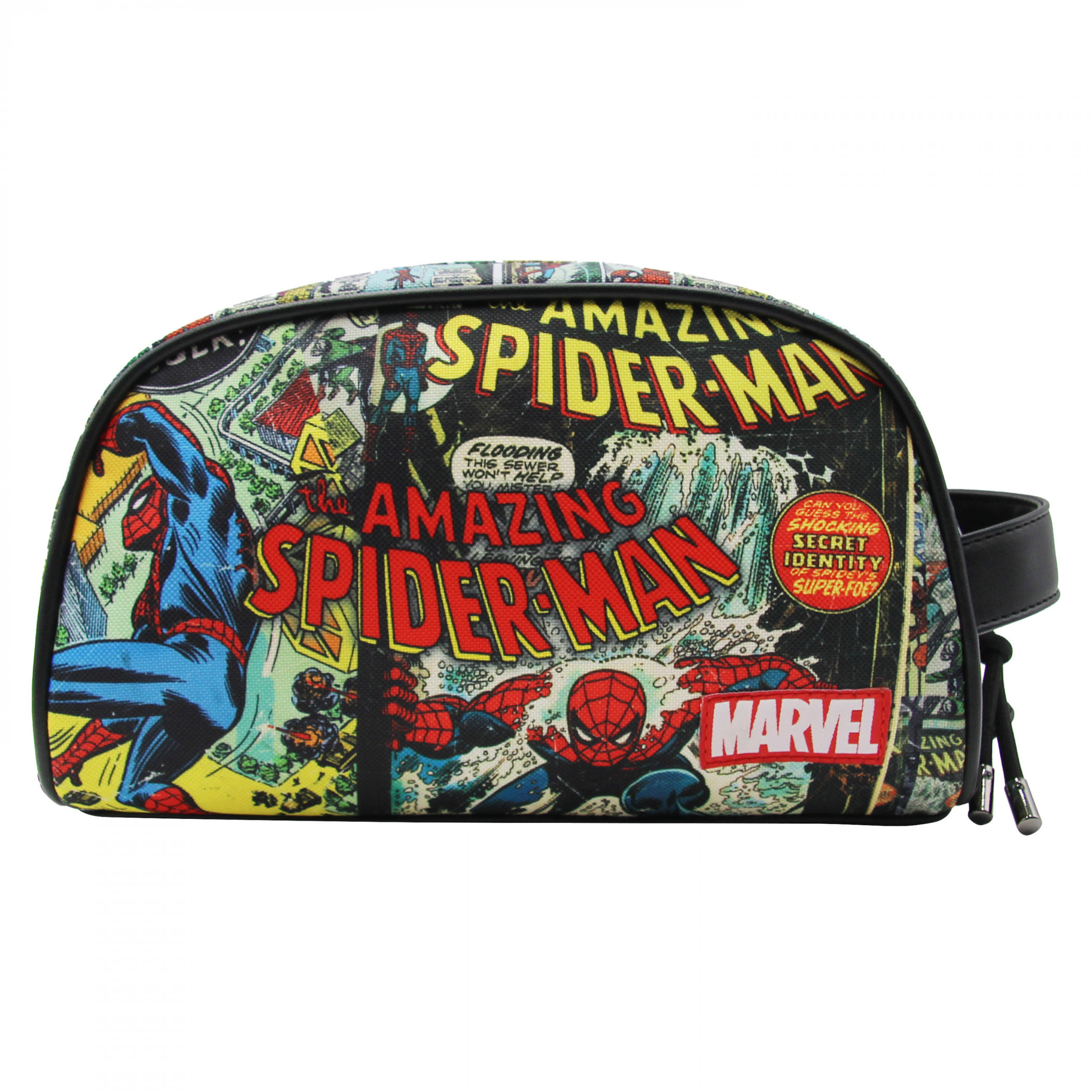The Amazing Spider-Man Not Today! Dopp Kit with Bottle, Multi-Color