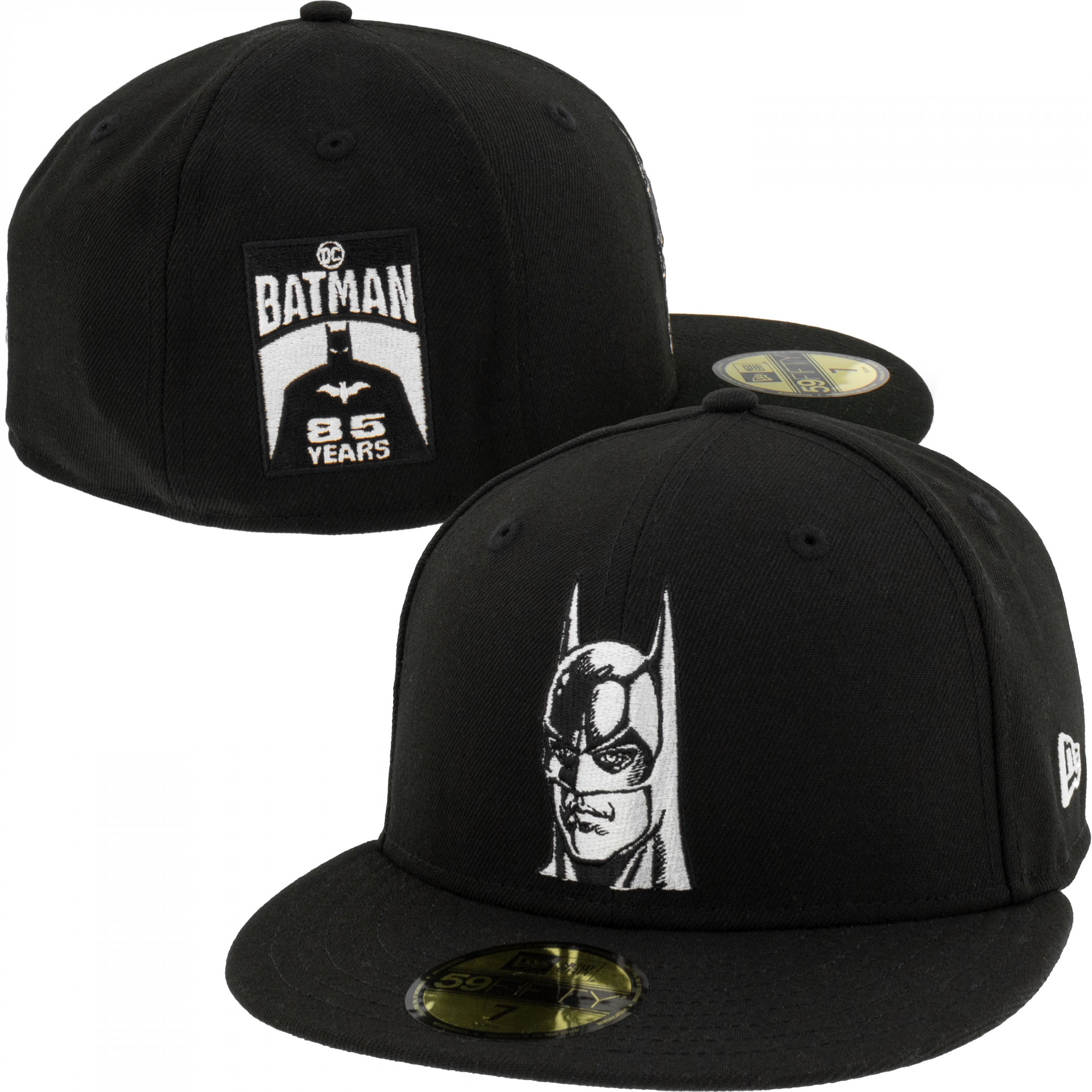 Batman Michael Keaton New Era 59Fifty Fitted Hat, Black