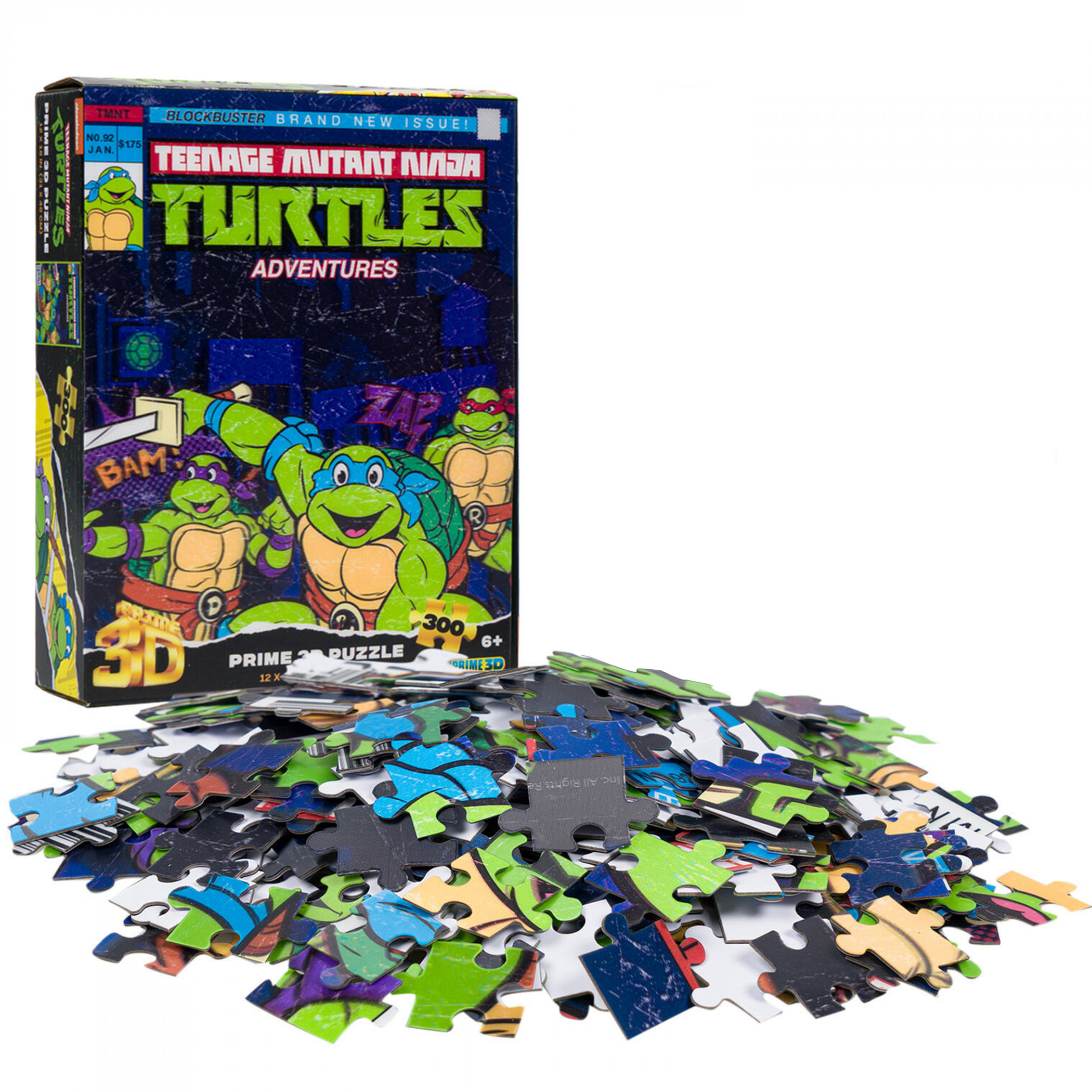 Teenage Mutant Ninja Turtles #92 Cover 300pc Puzzle, Multi-Color