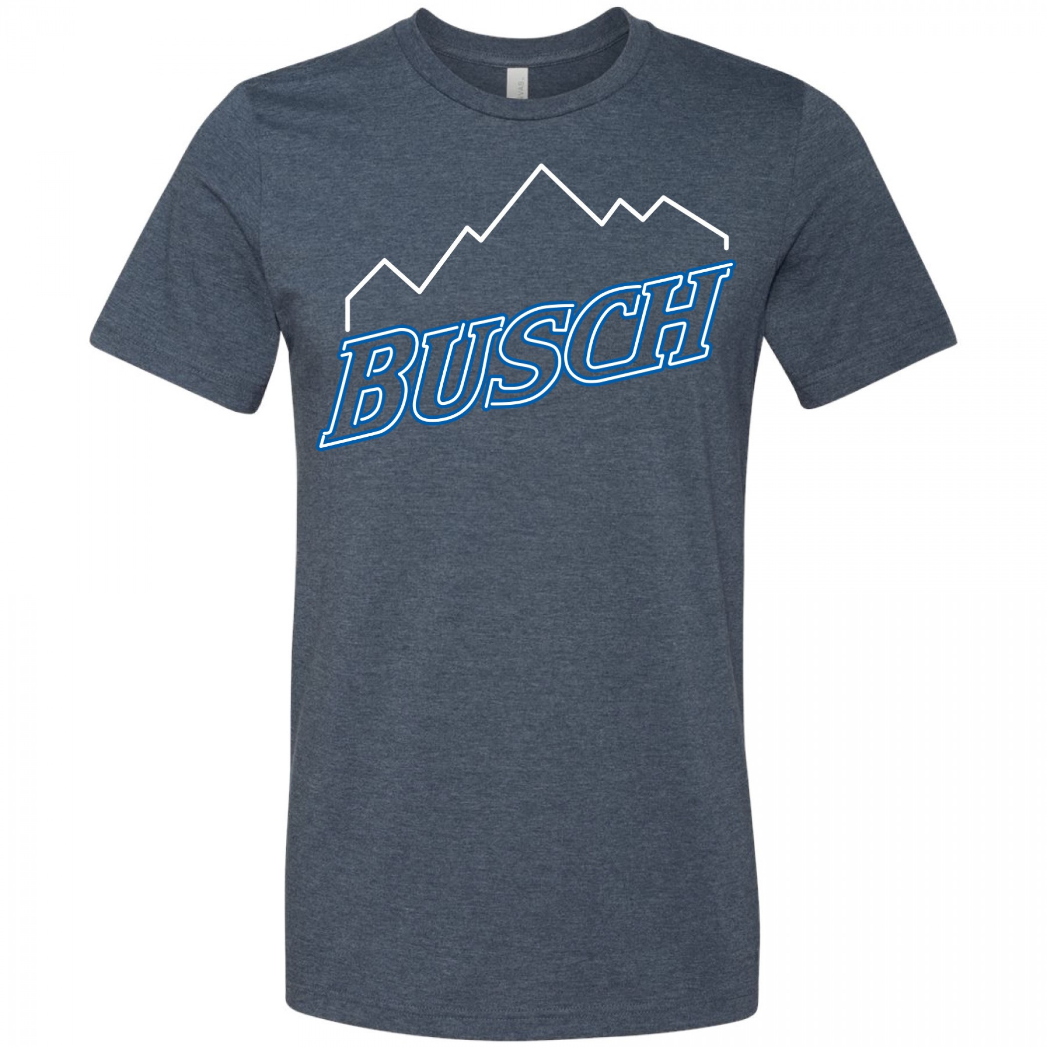 Busch Mountain Logo Neon Sign T-Shirt