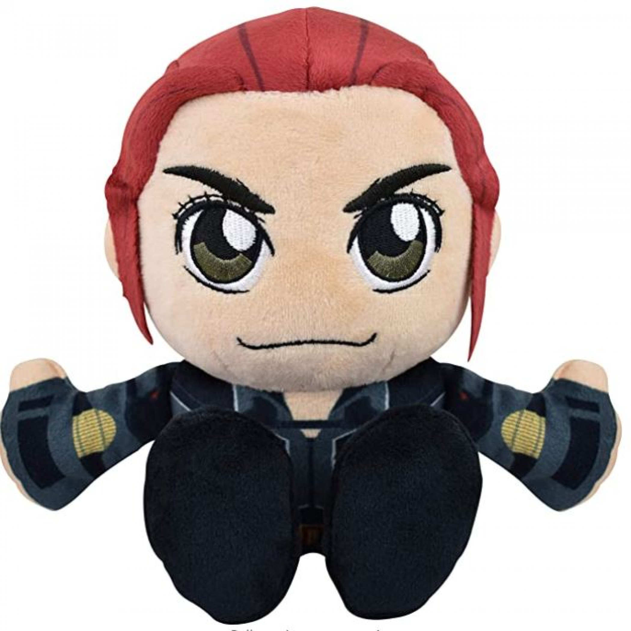 Marvel Black Widow 8 Inch Kuricha Sitting Plush Doll, Multi-Color