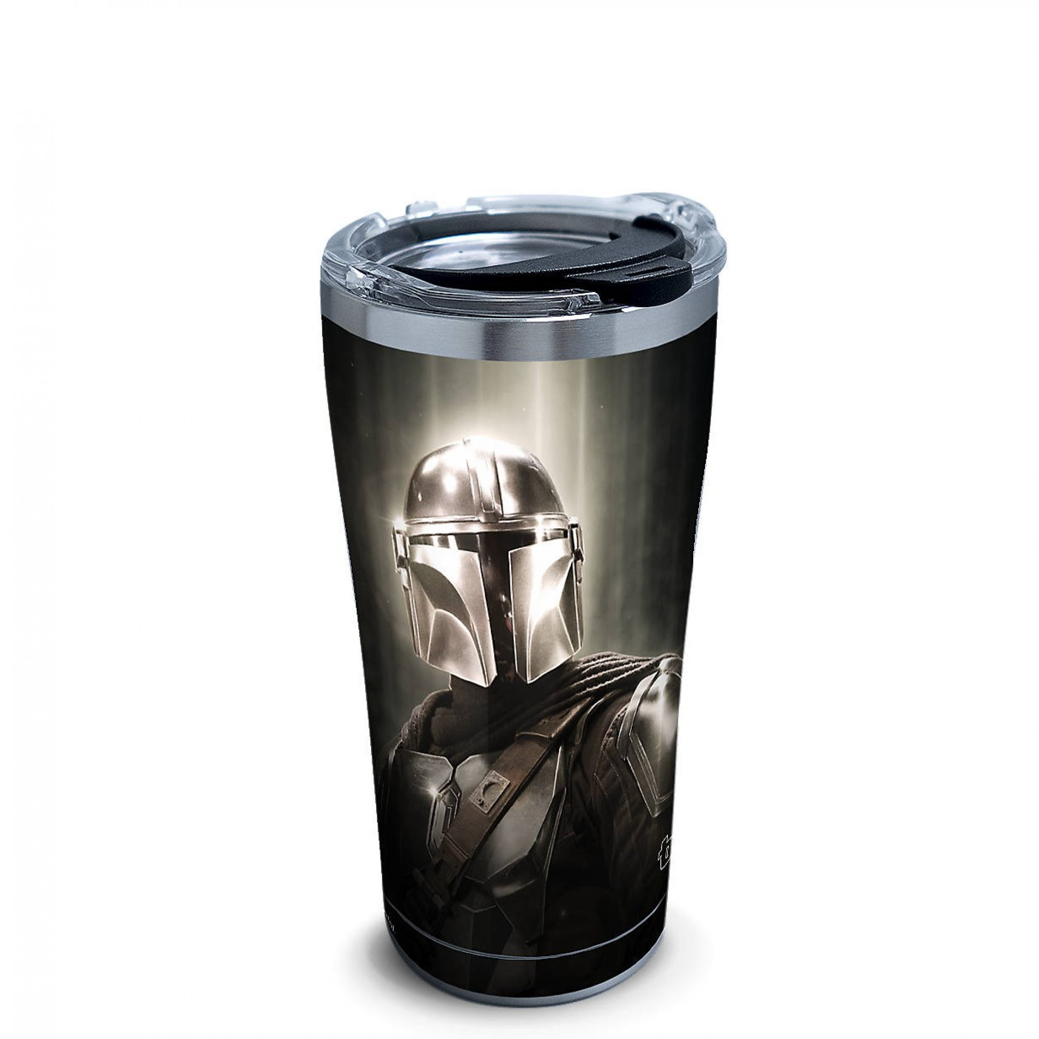 Star Wars The Mandalorian Chrome 20 Ounce Stainless Steel Tervis® Travel Mug, Black