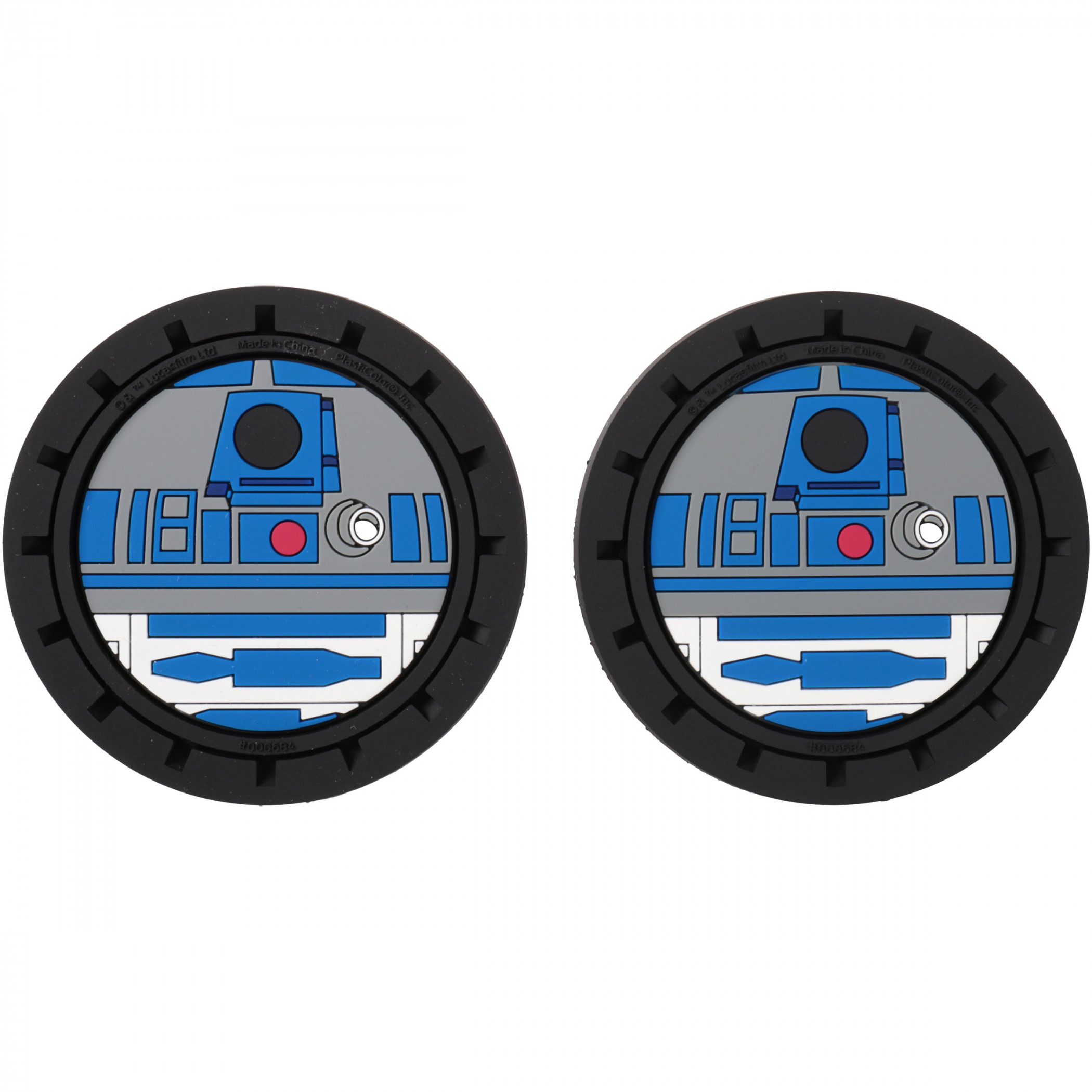 Star Wars R2-D2 Car Cup Holder Coaster 2-Pack, Multi-Color