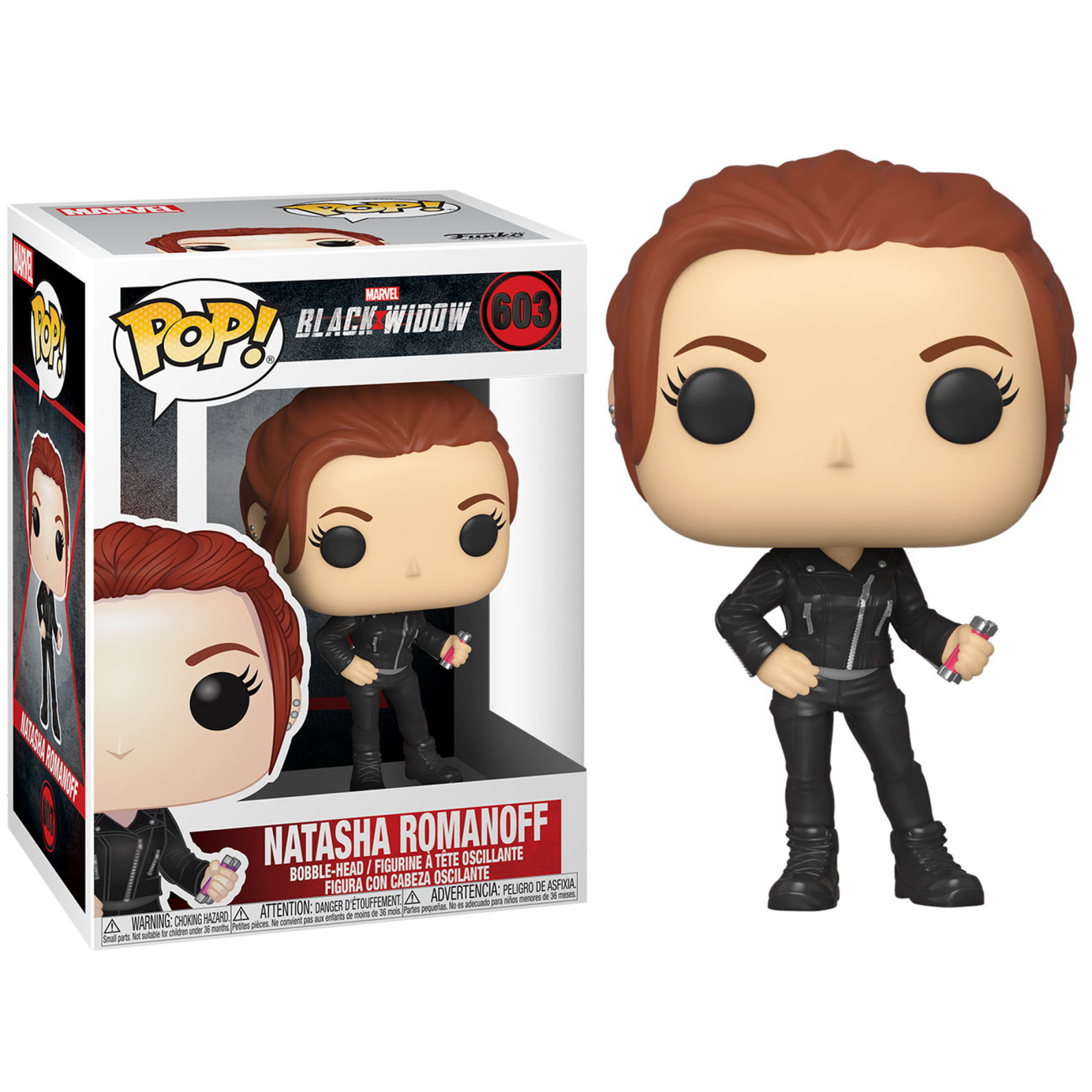 Marvel: Black Widow Movie Natasha Romanova Street Clothes Funko Pop!, Black