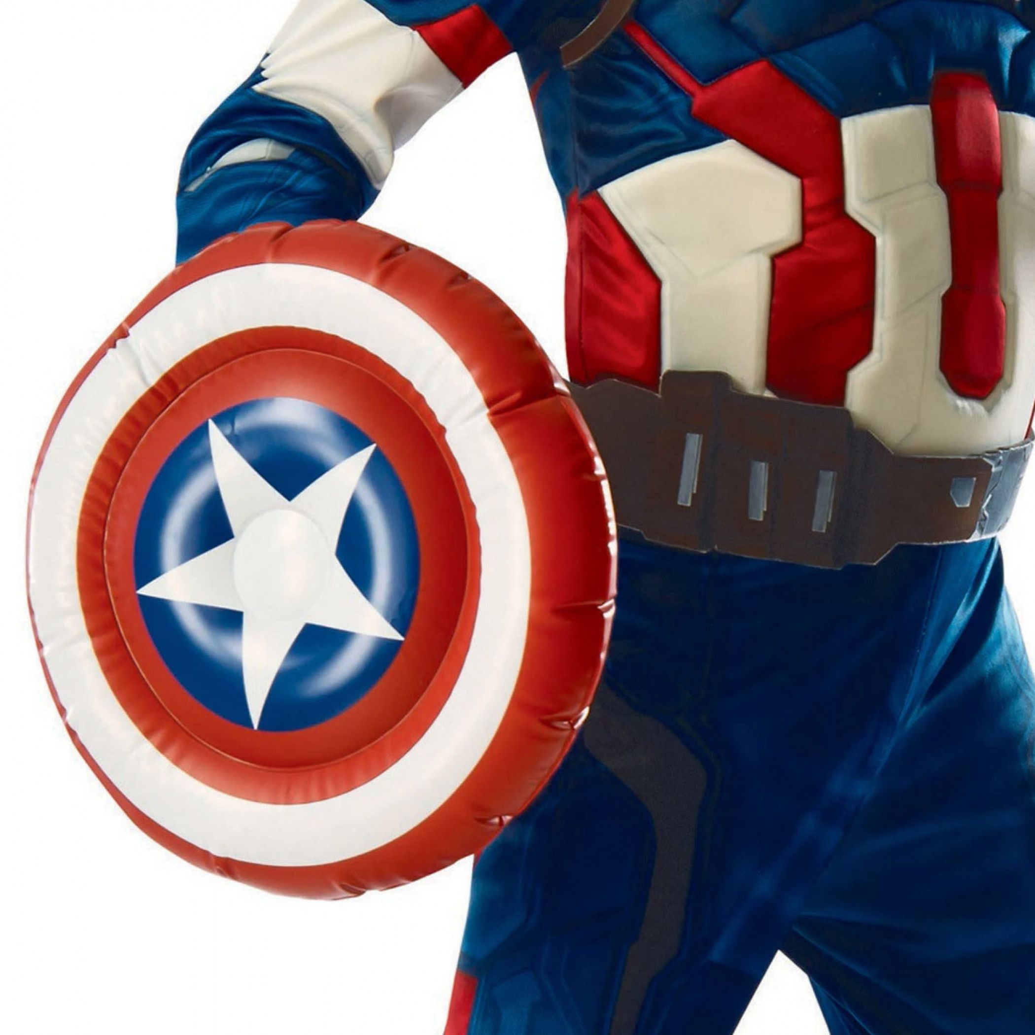 Captain America Inflatable Shield, Blue
