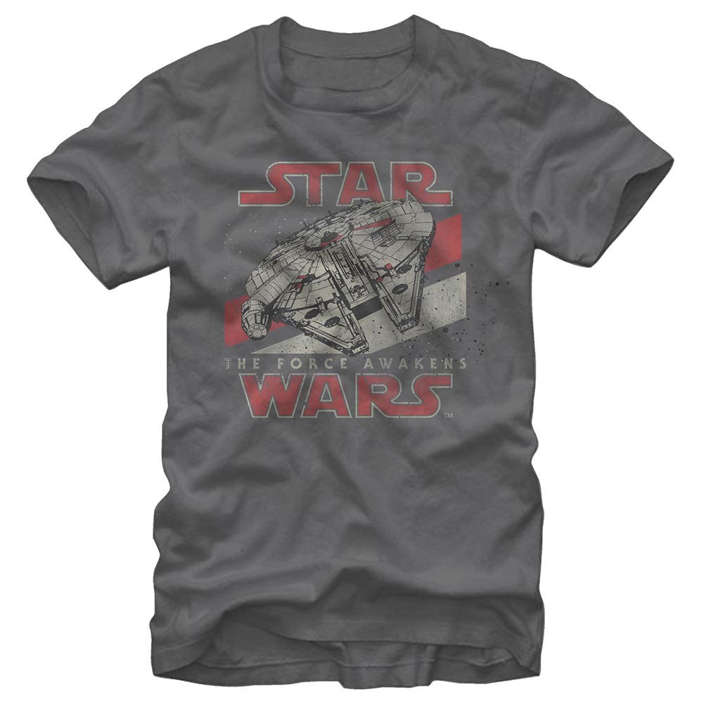 Star Wars Episode 7 Space Out Gray T-Shirt, Grey