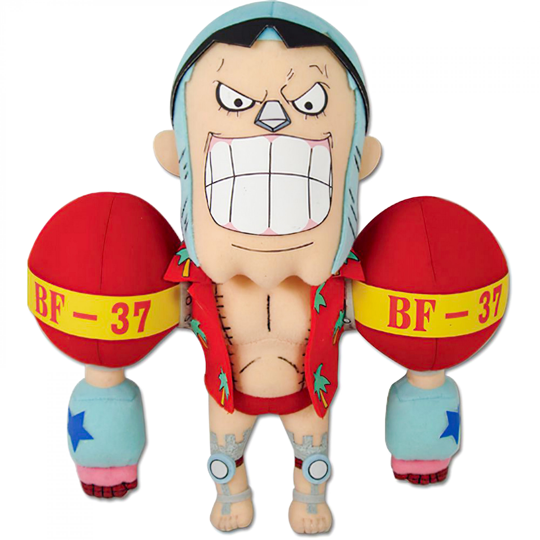 One Piece Franky 9' Plush Doll, Multi-Color