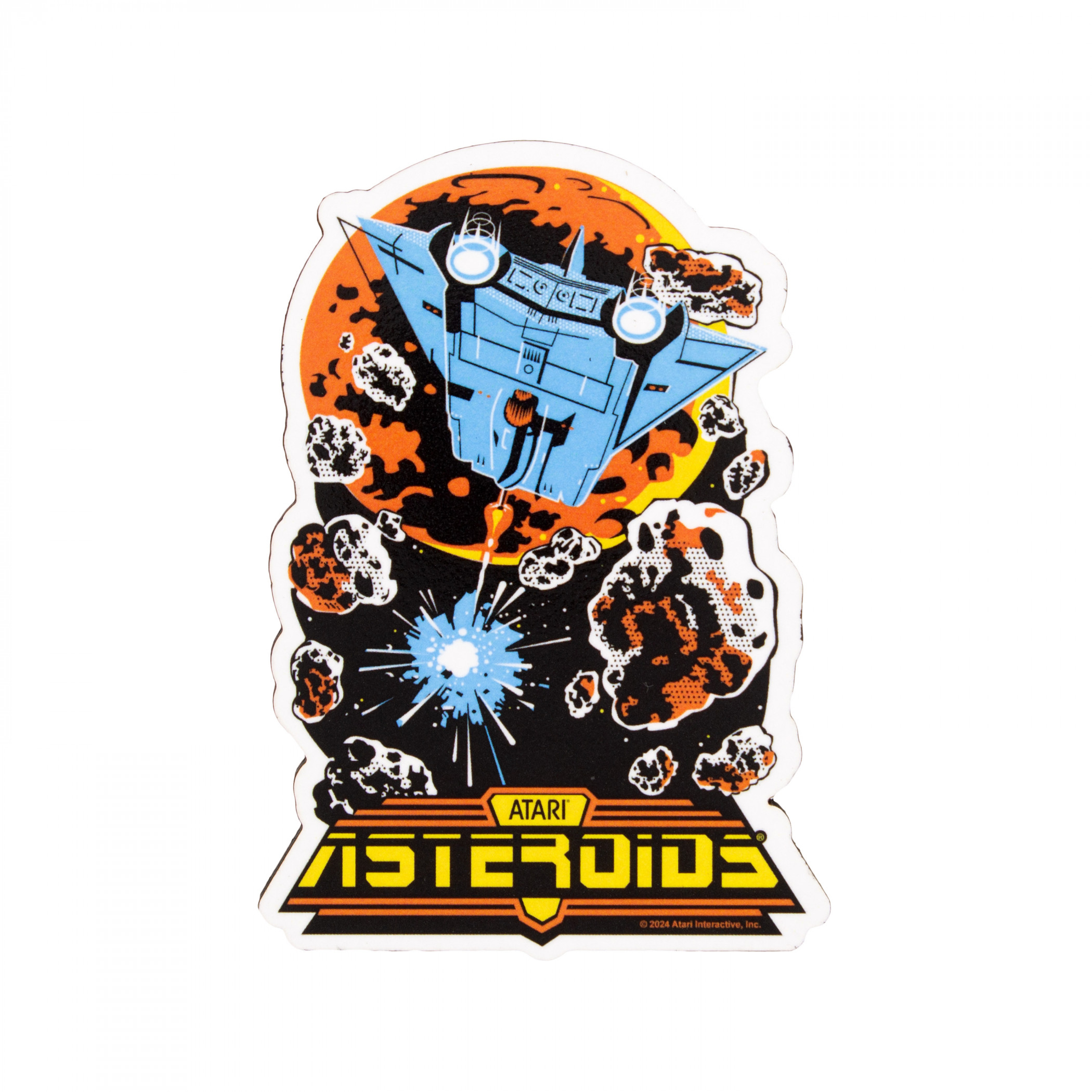 Atari Asteroids Chunky Magnet, Multi-Color