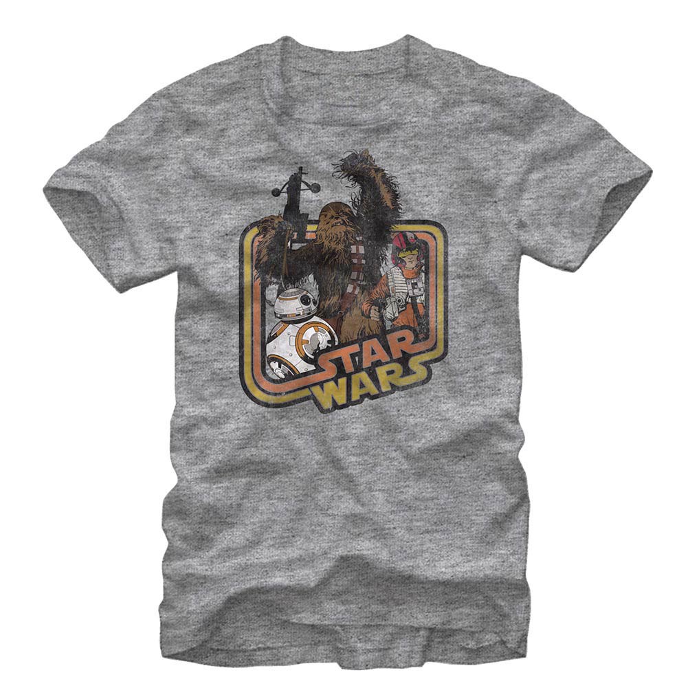 Star Wars Episode 7 Good Guys Gray T-Shirt, Grey