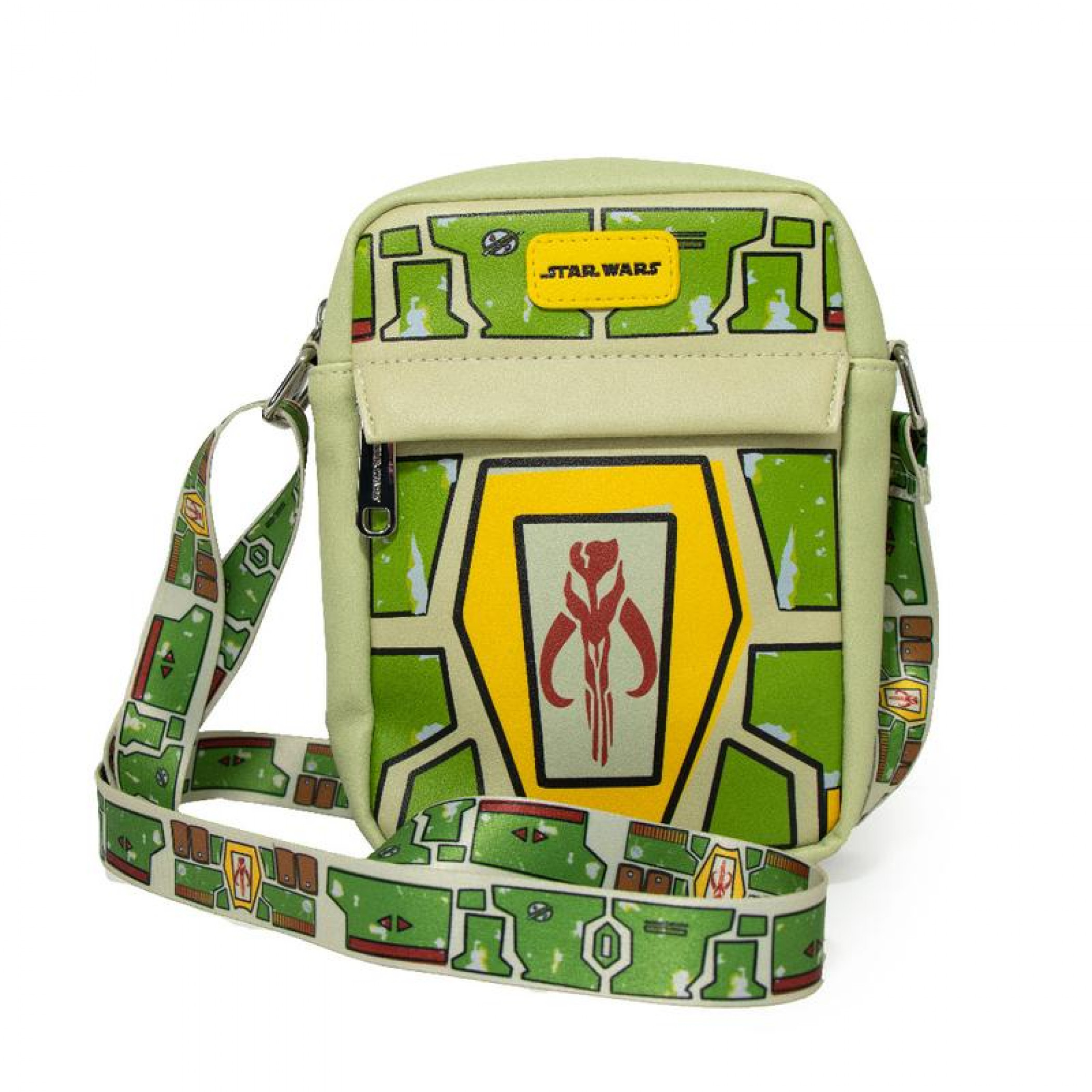Star Wars Boba Fett Utility Bounding Crossbody Wallet, Multi-Color