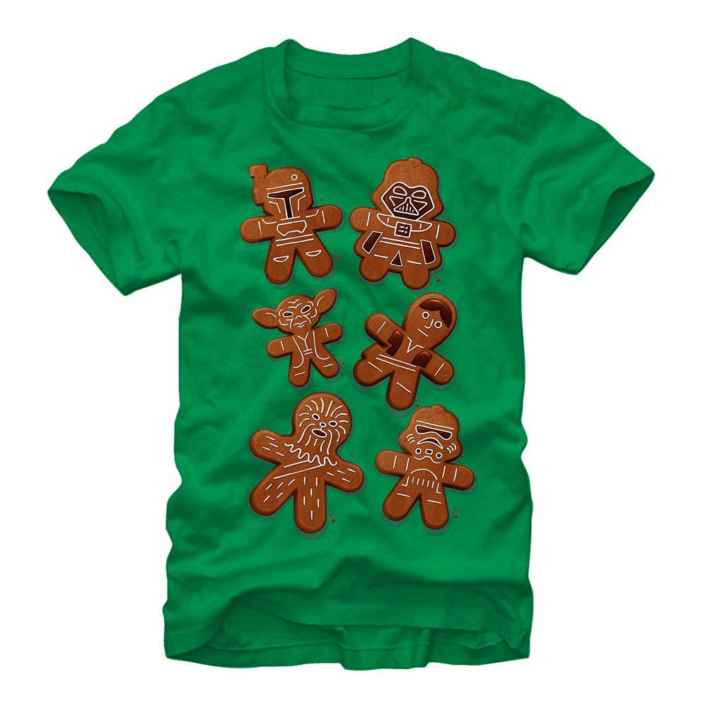 Star Wars Gingerbread Wars Green T-Shirt, Green