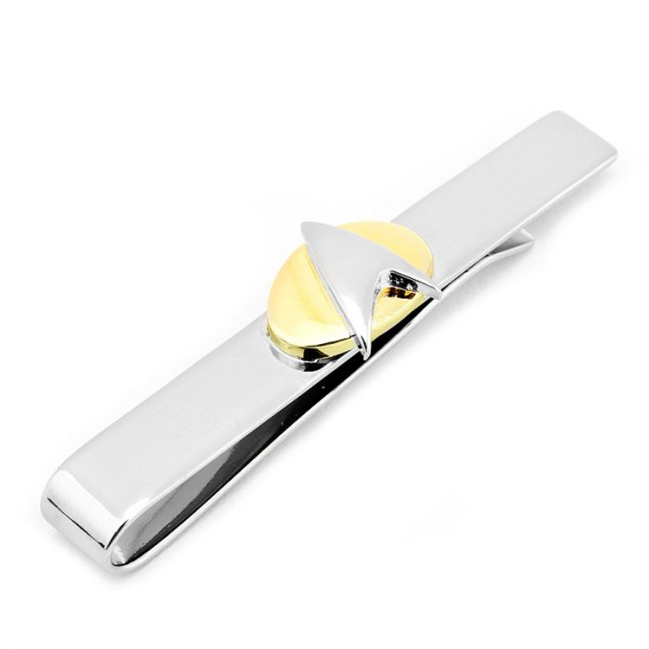 Star Trek Delta Shield Tie Bar, Silver