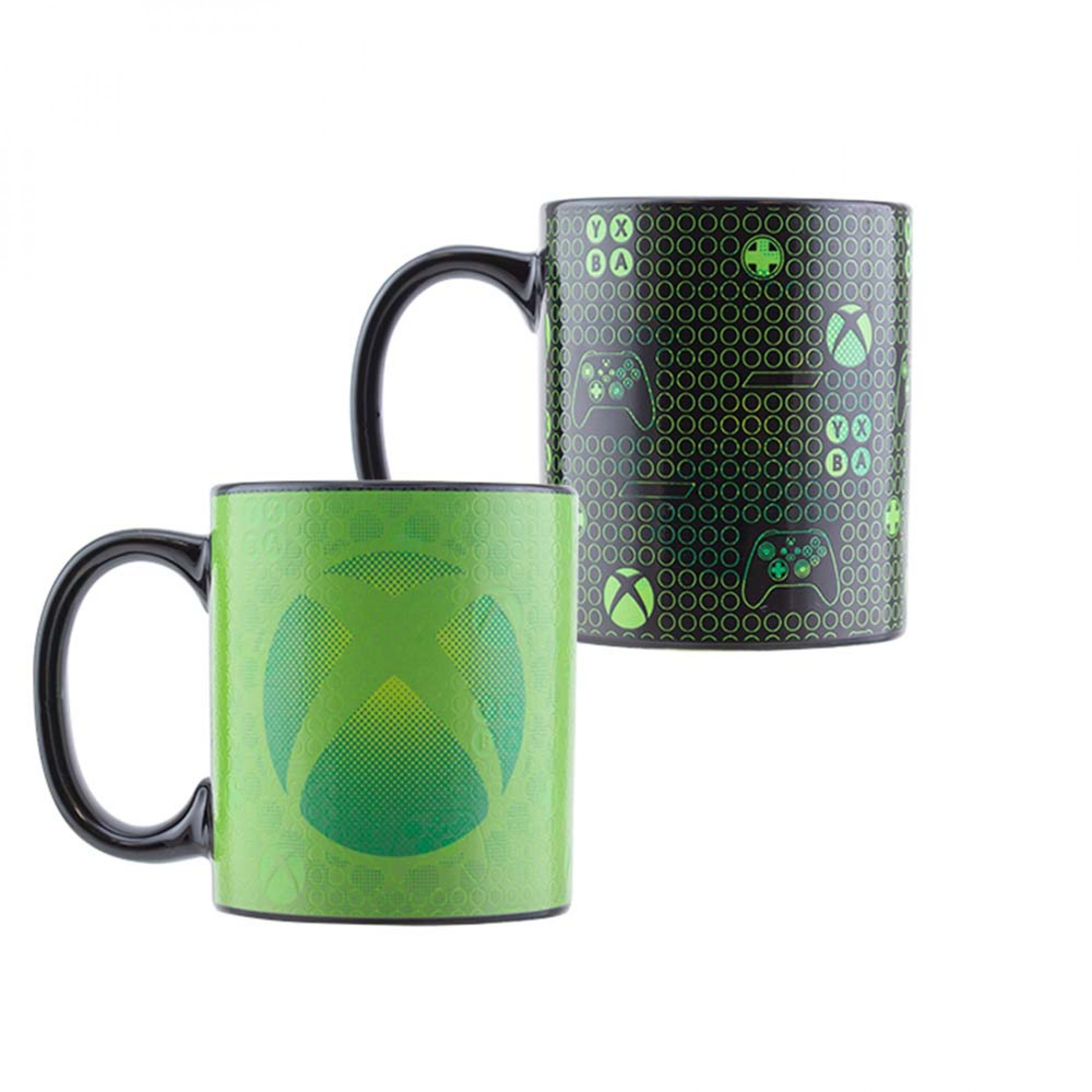 Xbox Logo and Buttons Heat Change 10oz Ceramic Mug, Multi-Color