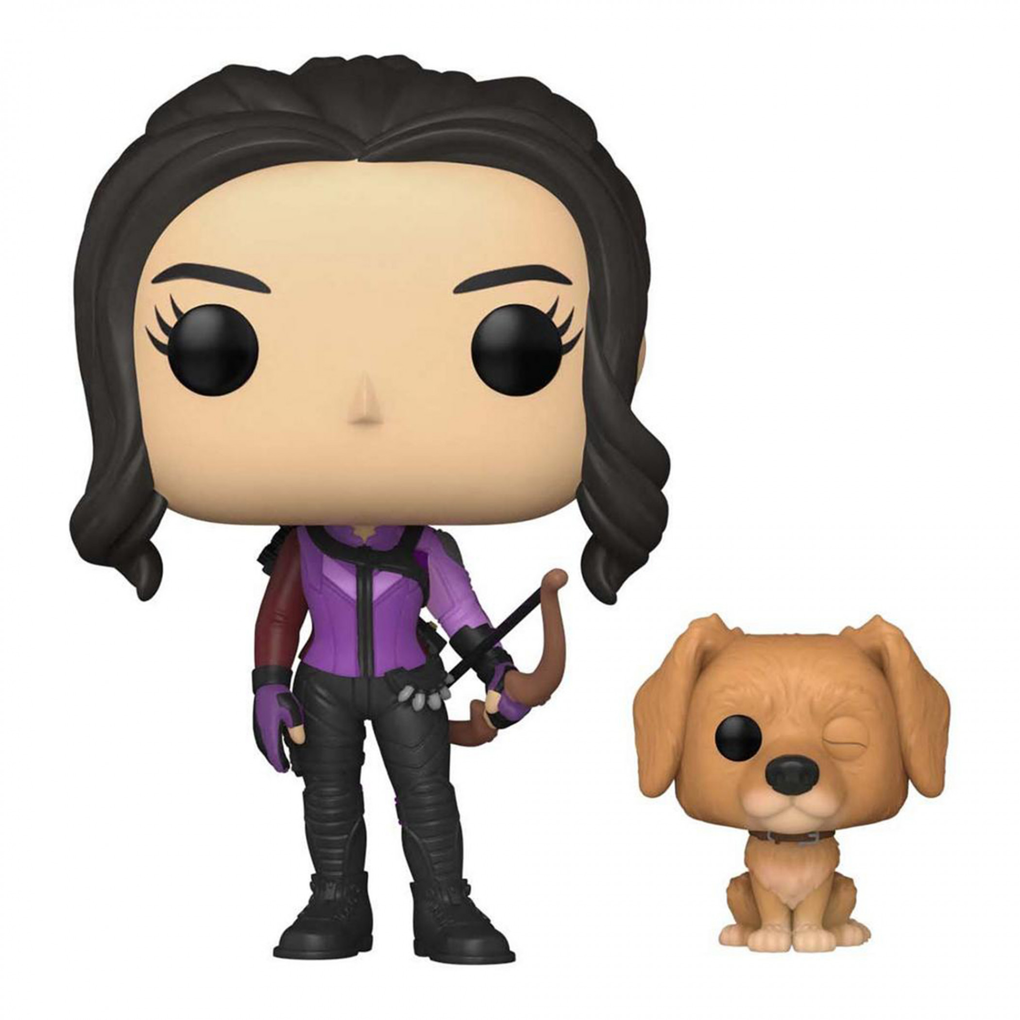 Marvel Studios Hawkeye Kate Bishop with Lucky Funko Pop! Vinyl Figure, Multi-Color