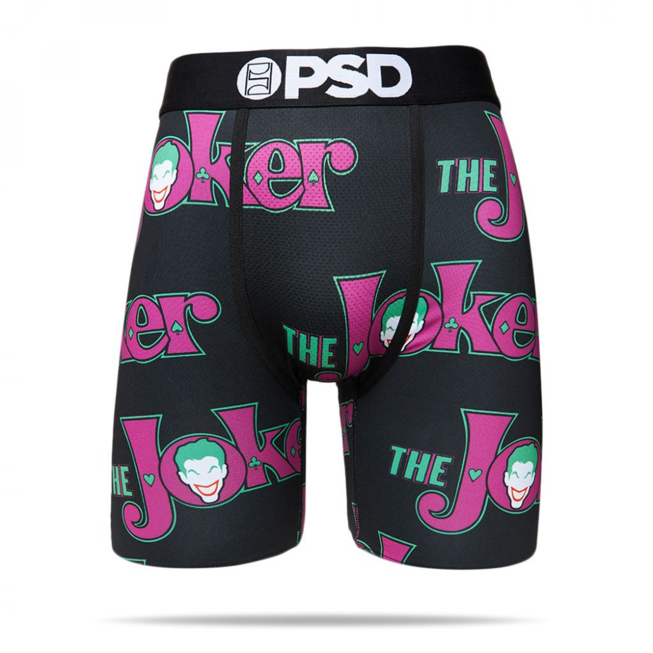 Joker Vintage Logo Men's Boxer Briefs, Black
