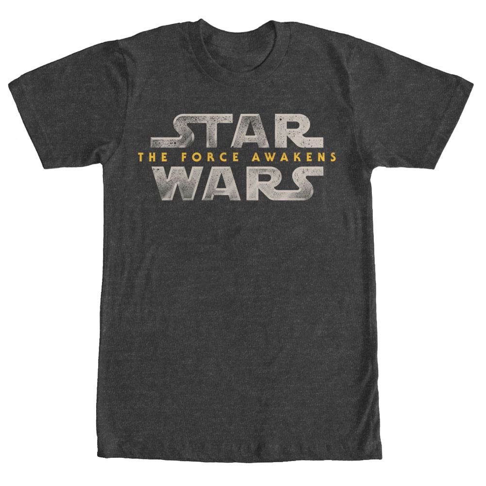 Star Wars Episode 7 Force Lawgo Gray T-Shirt, Grey