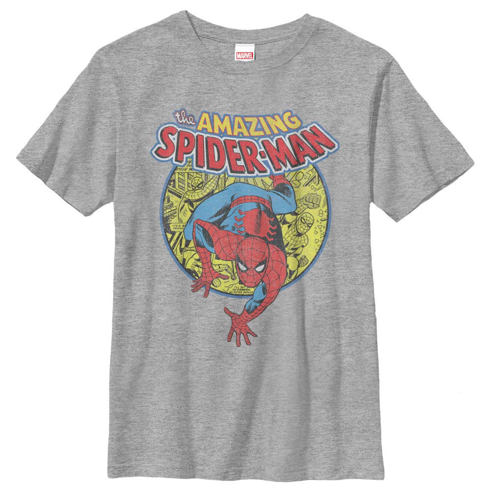 Spiderman Urban Hero Gray Youth T-Shirt