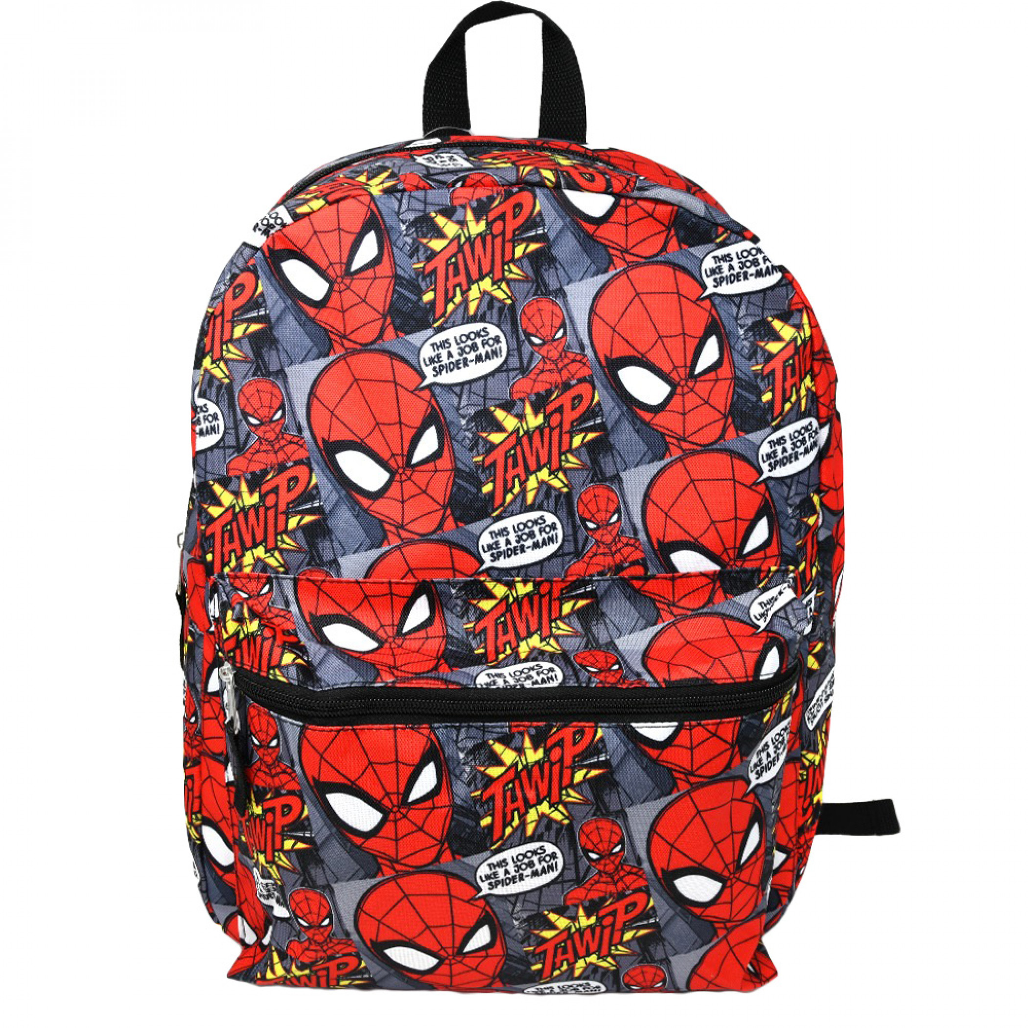 Spider-Man Comic Panels All Over Print 16' Backpack, Multi-Color