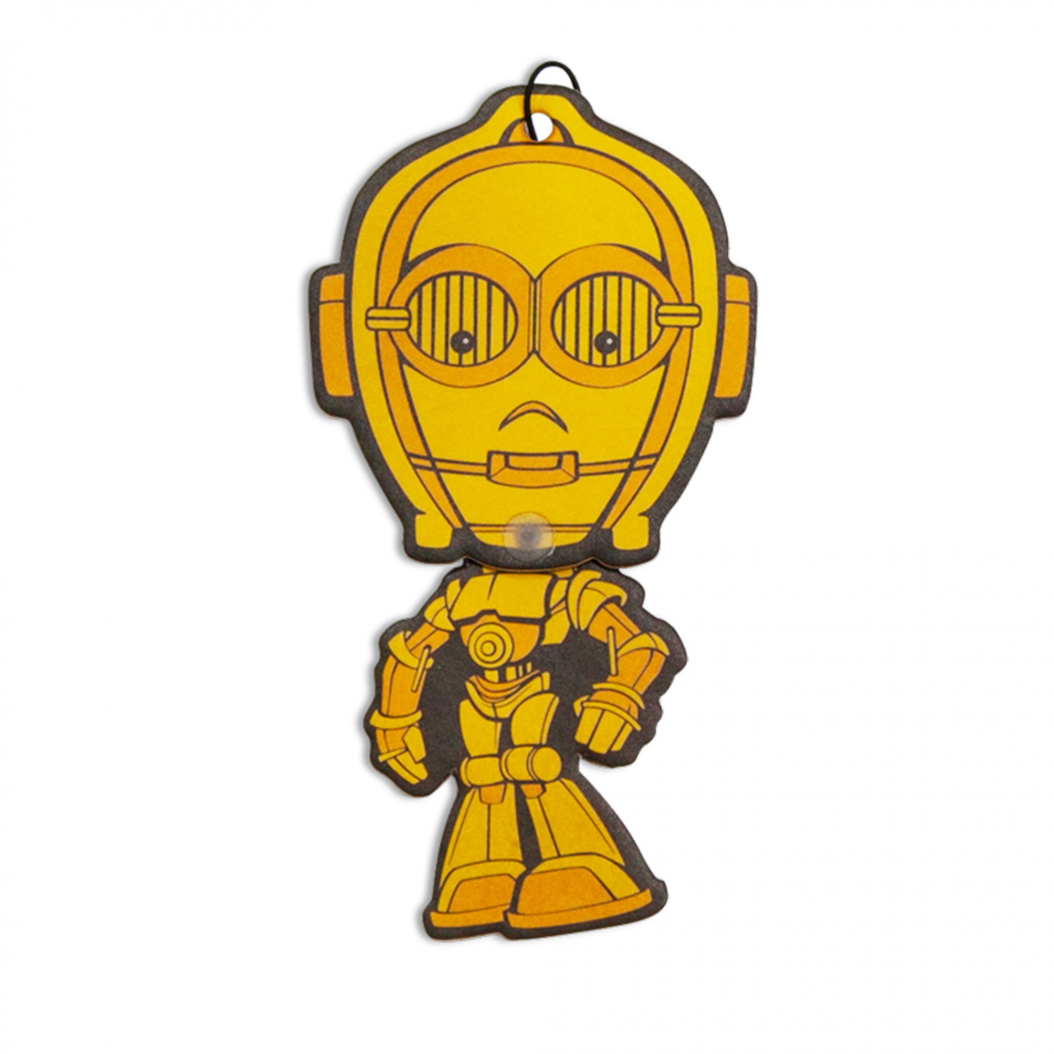 Star Wars C-3PO Wiggler 1-Pack Vanilla Air Freshener, Yellow