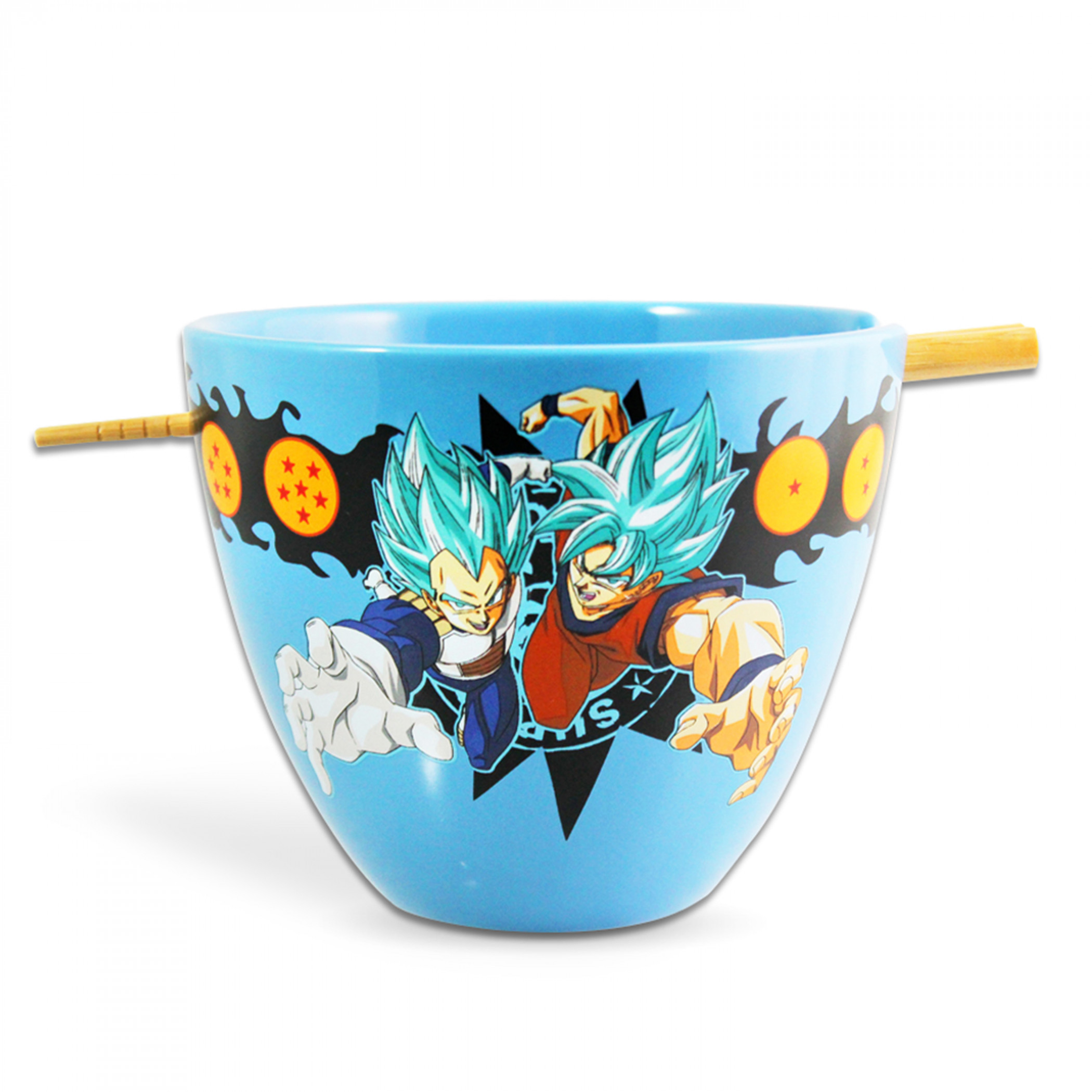 Dragon Ball Z 16 Ounce Ramen Bowl with Chopsticks, White