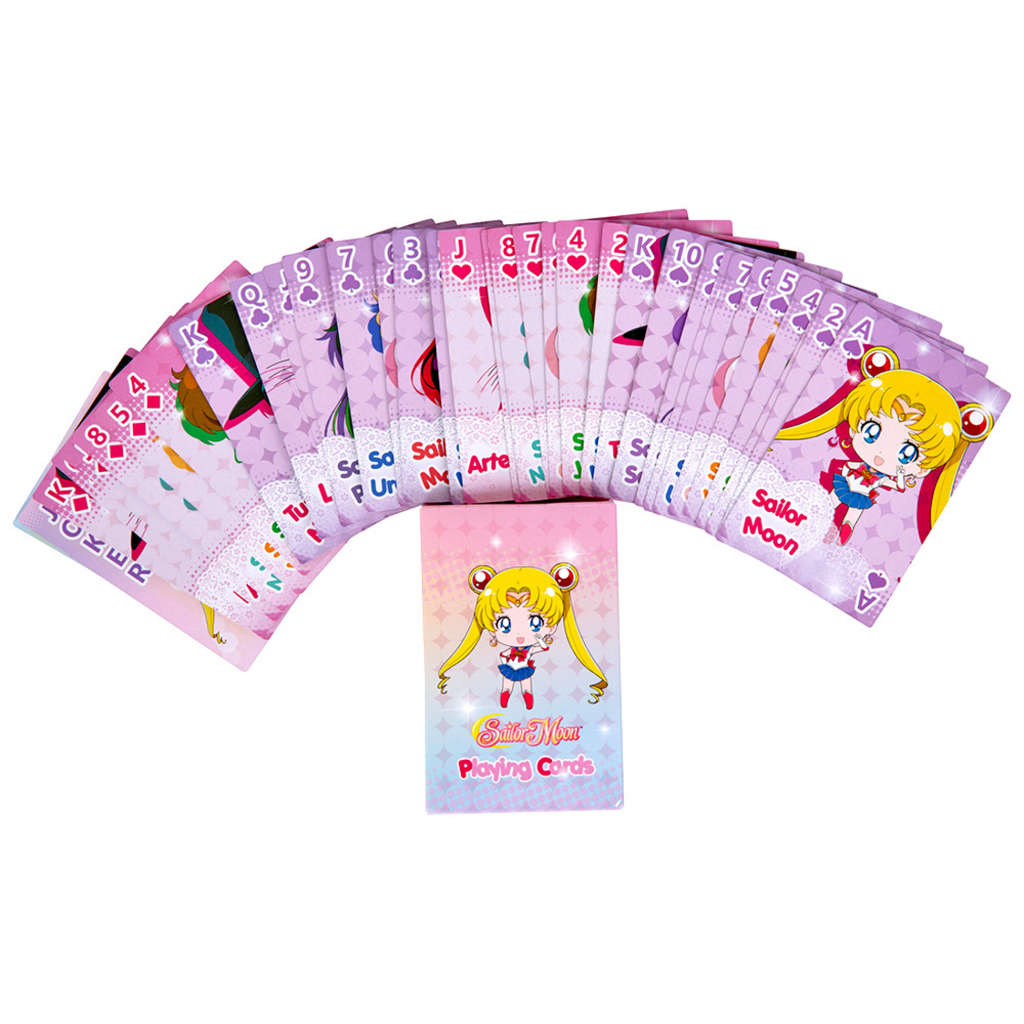 Sailor Moon Playing Cards Deck, Multi-Color