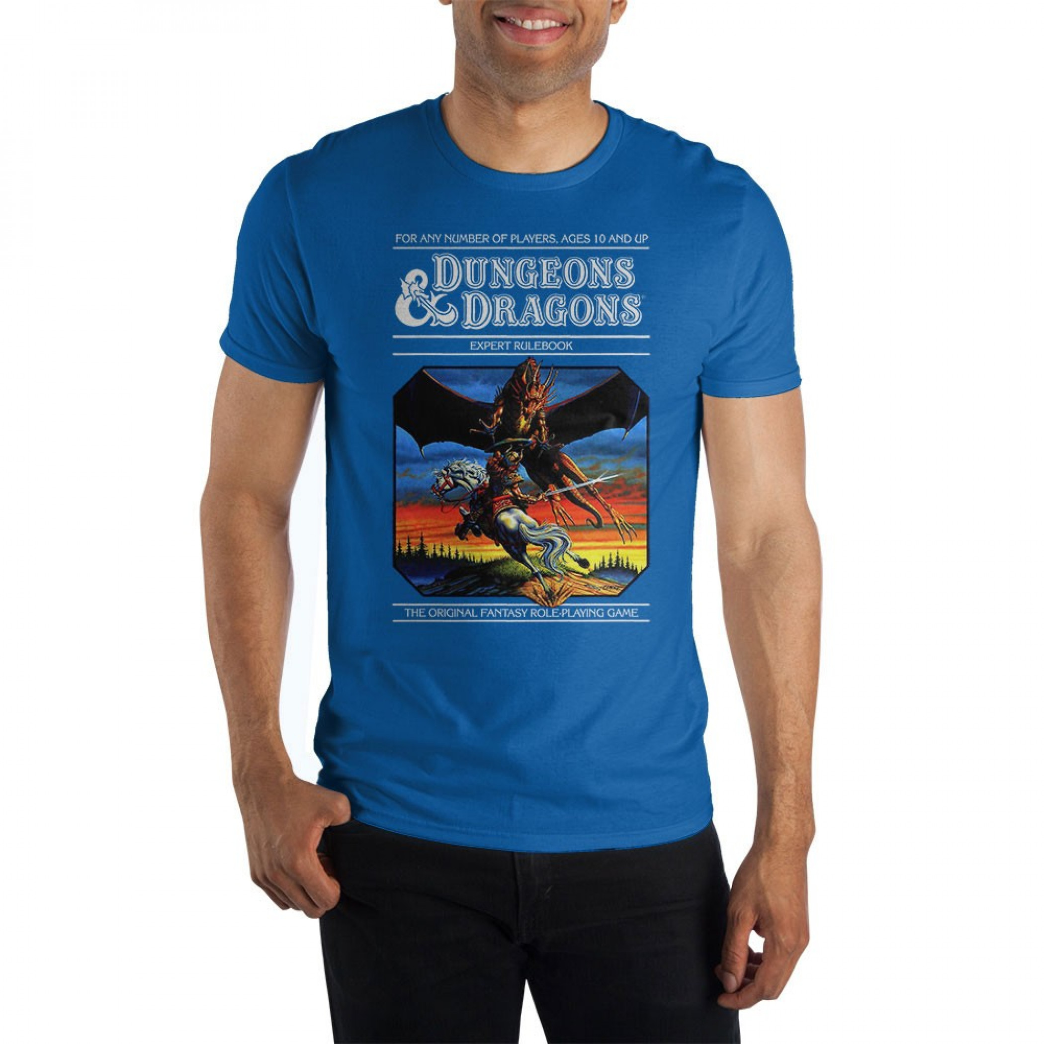 Dungeons & Dragons Expert Rulebook T-Shirt, Blue